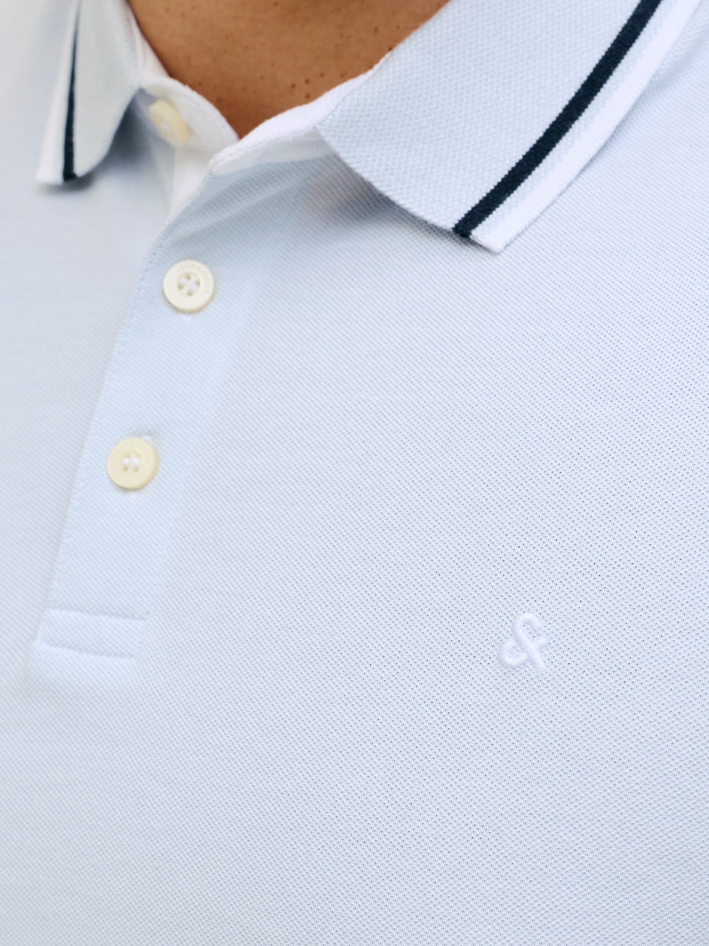 Jack & Jones PlusSize Polo »JJEPAULOS POLO SS NOOS PLS« Baumwolle, regular fit