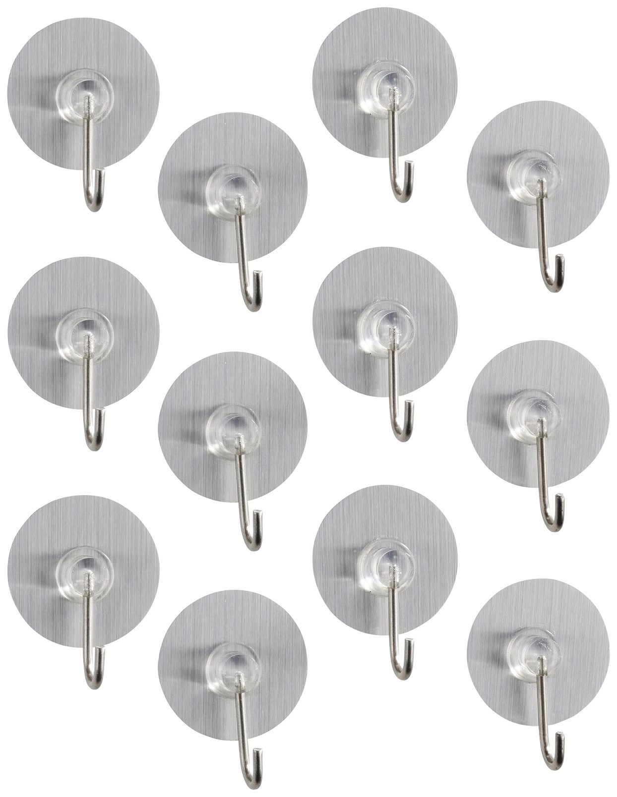 Image of WENKO Wandhaken »Osimo«, (Set, 12 St.), 3x 4er Set, Befestigen ohne bohren bei Ackermann Versand Schweiz