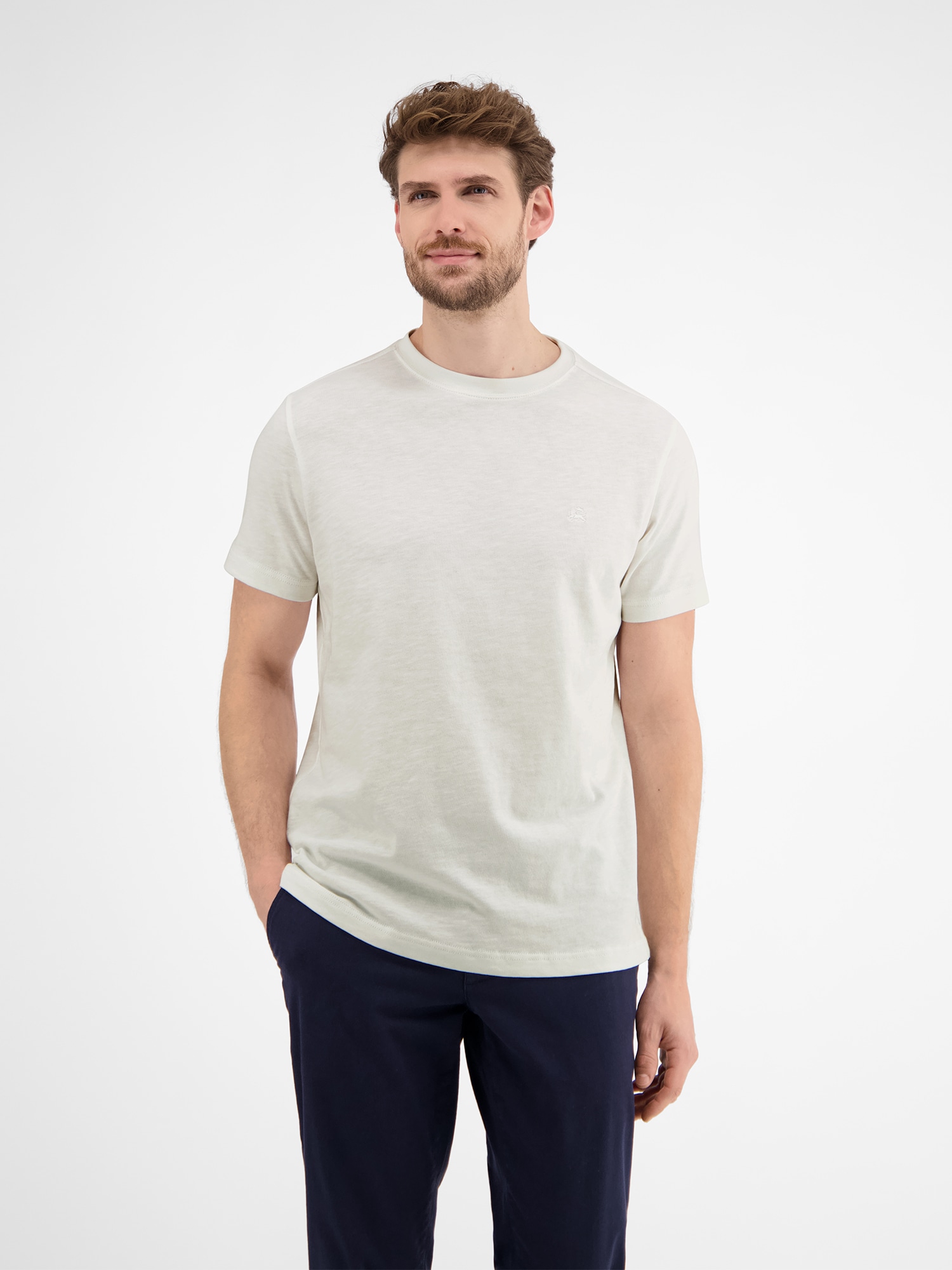 Image of LERROS T-Shirt "Herren Jersey T-Shirt, locker gewebt"