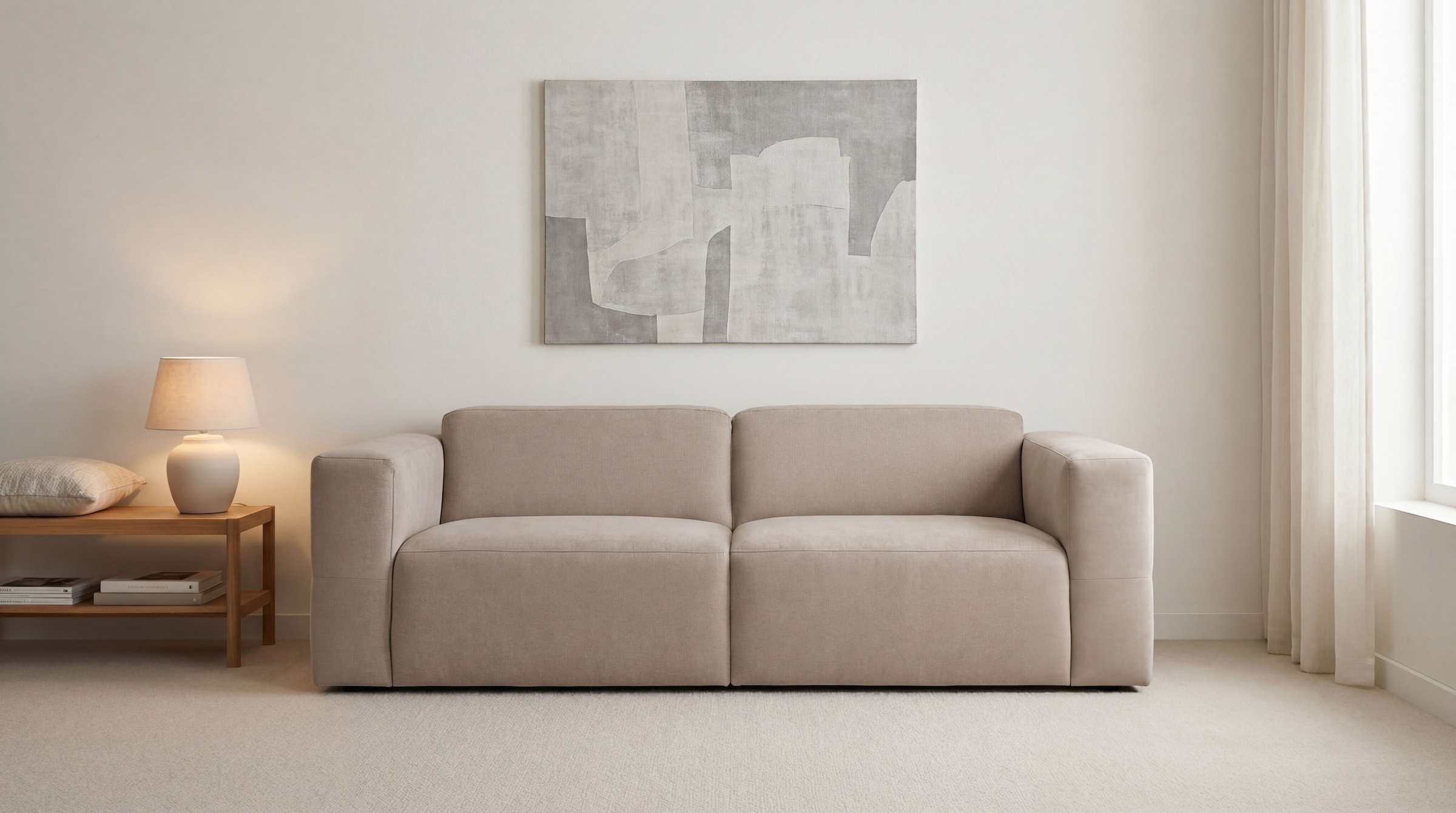 GOODproduct 3-places »Kelani« mit dekorativer Knopfsteppung an den Armlehnen