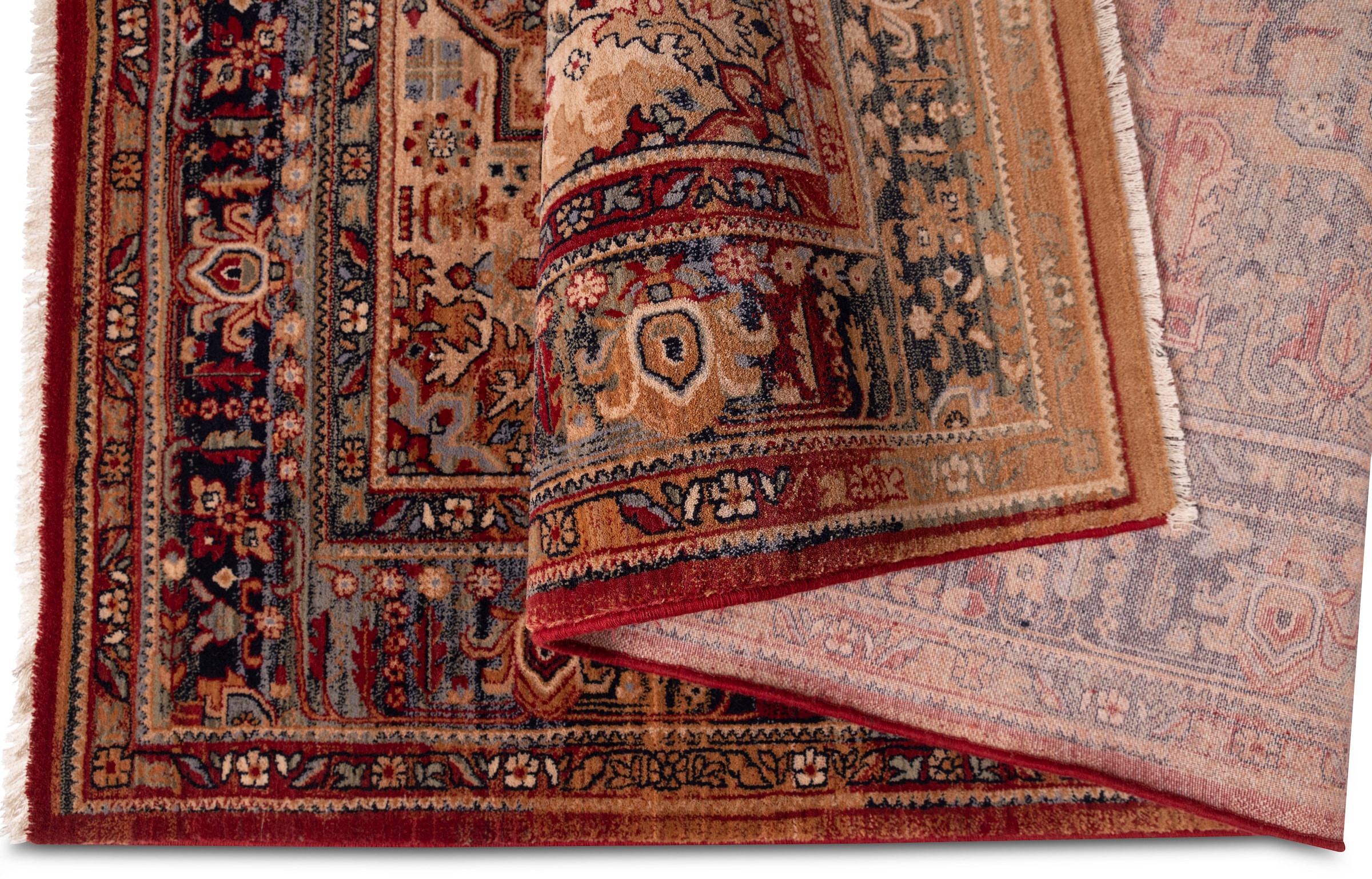 THEKO Wollteppich »Saharna 7518« rechteckig 12 mm Höhe reine Wolle, Orient-Optik, mit Fransen