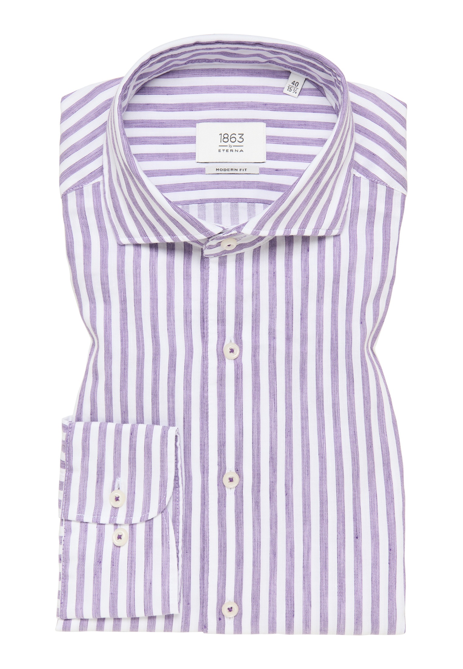 Eterna Langarmhemd »MODERN FIT« EASY IRON (bügelleicht)