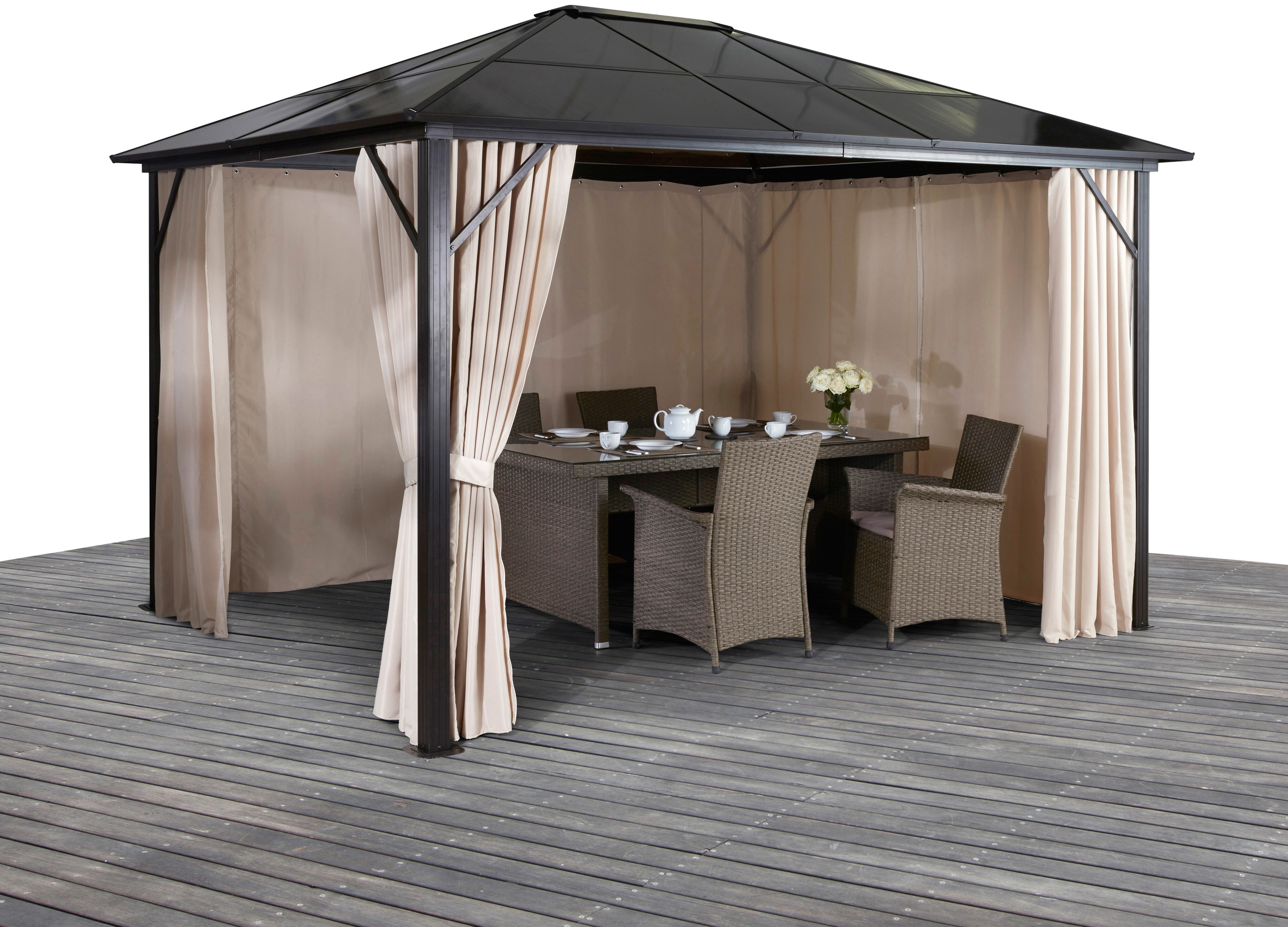 Image of KONIFERA Pavillon »Aruba«, (Set), BxT: 300x300 cm bei Ackermann Versand Schweiz