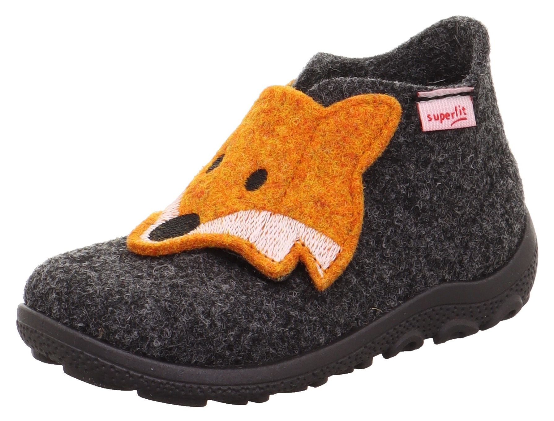 Image of Superfit Hausschuh "HAPPY OCTI, WMS: mittel" Babyschuh mit Klettverschluss, Grössenschablone zum Download