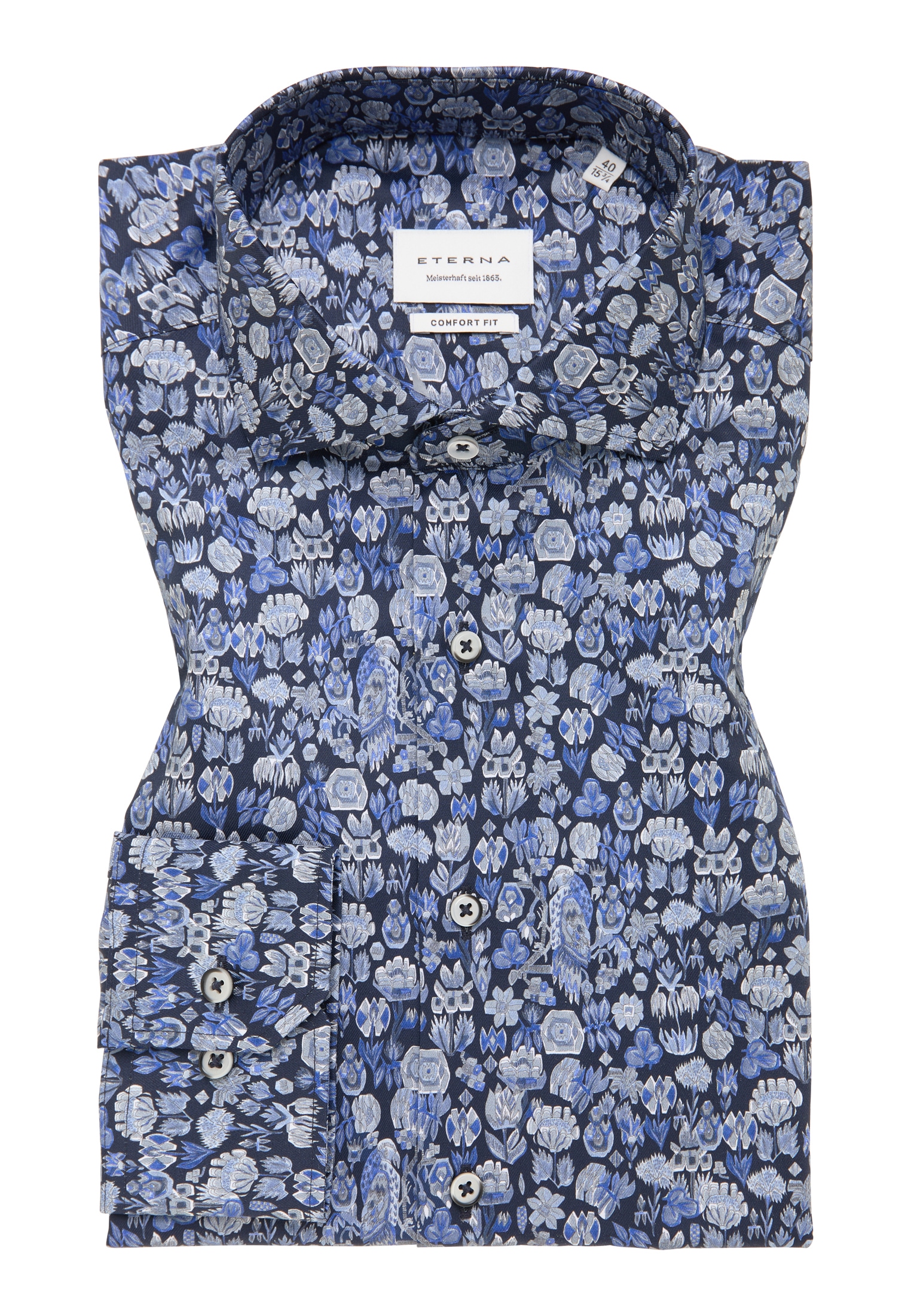 Eterna Langarmhemd »COMFORT FIT«, NON IRON (bügelfrei)