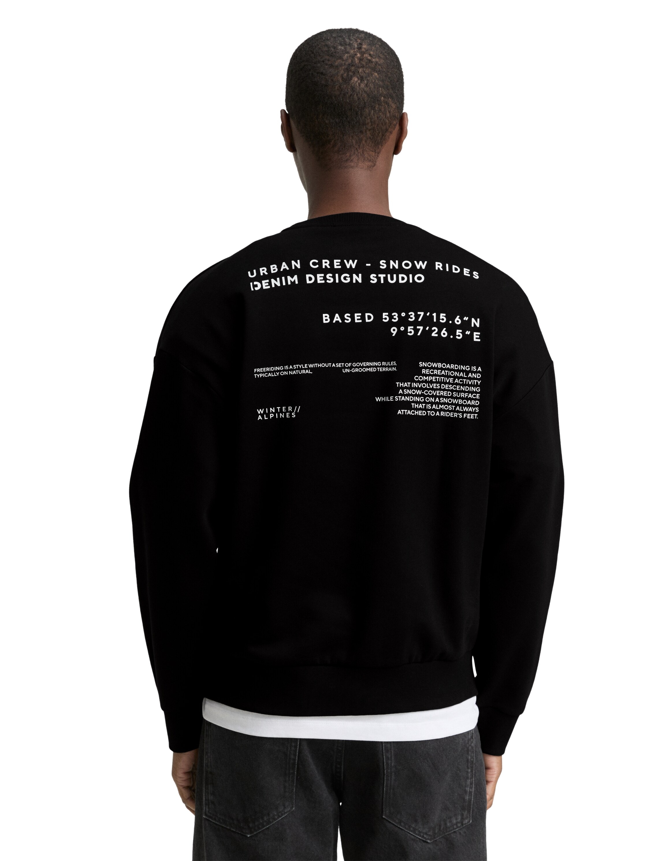 TOM TAILOR Denim Sweatshirt , mit Schriftzügen
