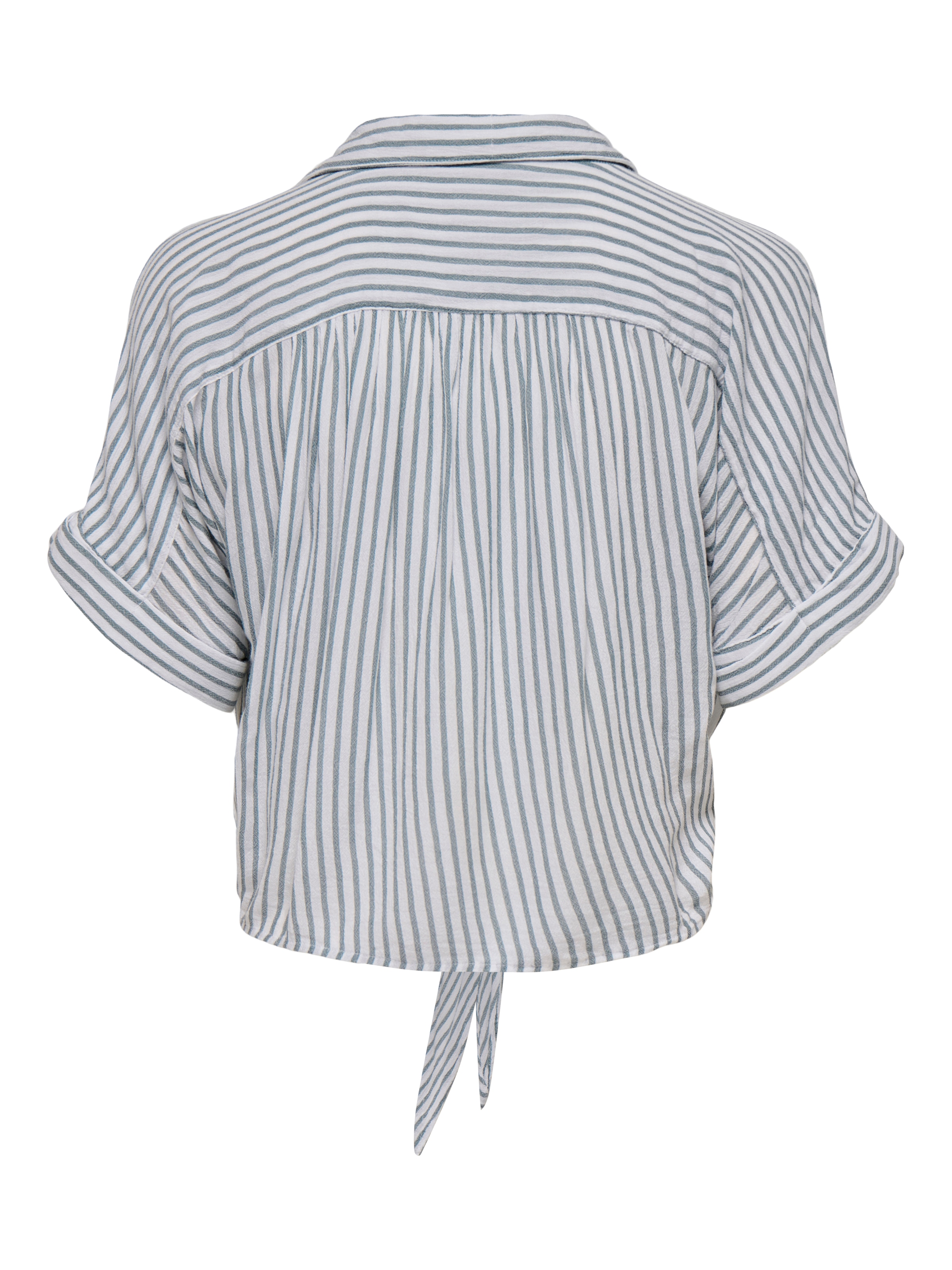 ONLY Blouse à manches courtes »ONLPAULA LIFE S/S TIE SHIRT WVN NOOS« Viskose, regular fit