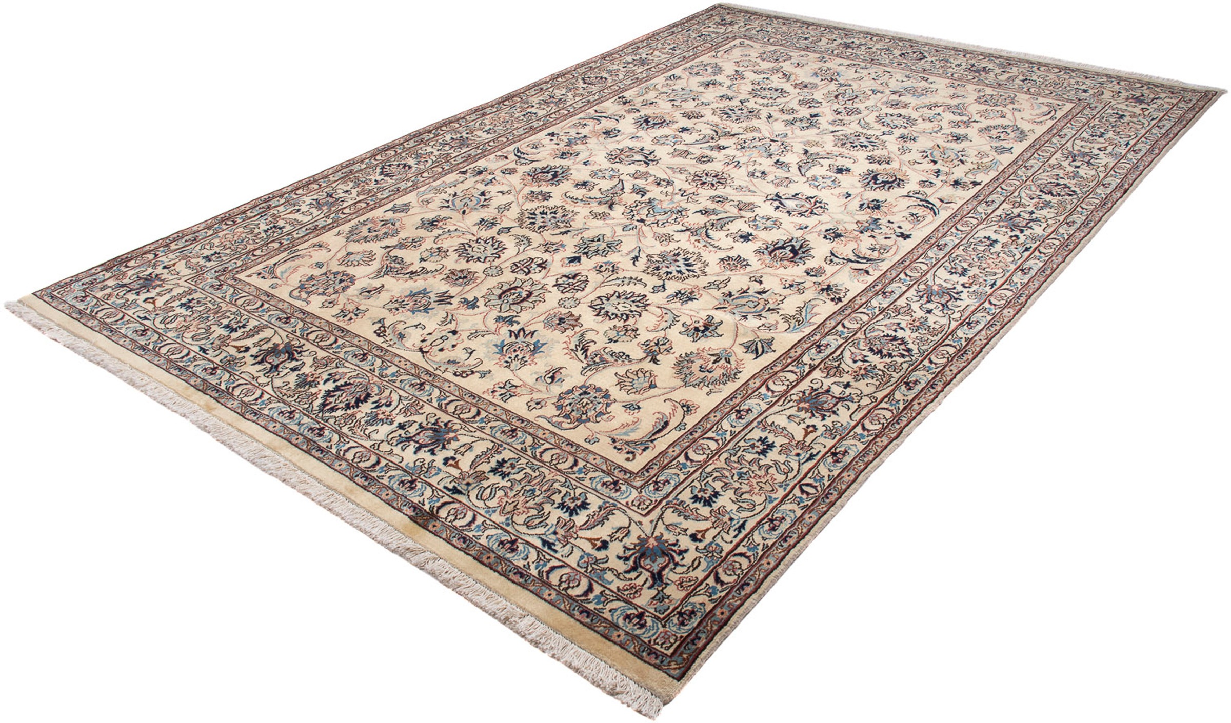 Image of morgenland Orientteppich »Perser - Classic - 296 x 196 cm - beige«, rechteckig, 10 mm Höhe, Wohnzimmer, Handgeknüpft, Einzelstück mit Zertifikat bei Ackermann Versand Schweiz
