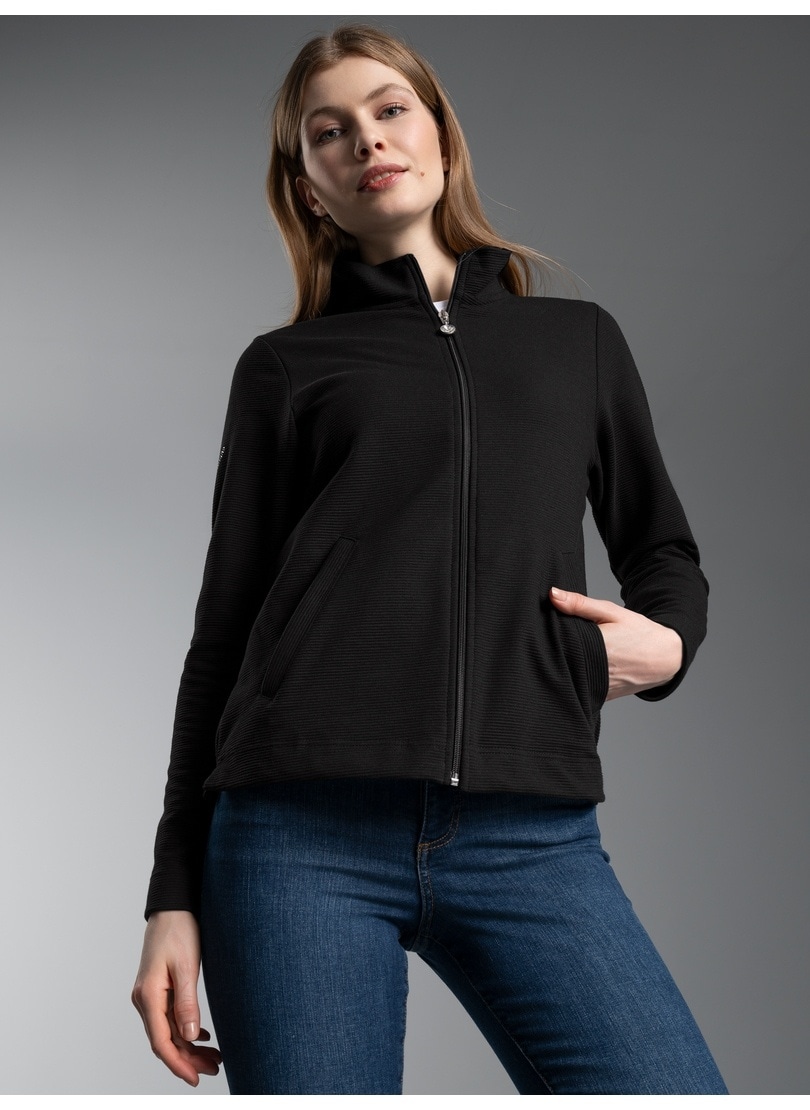 Trigema Sweatjacke »TRIGEMA Jacke mit funkelnden Strass-Steinen« 1 Stk.