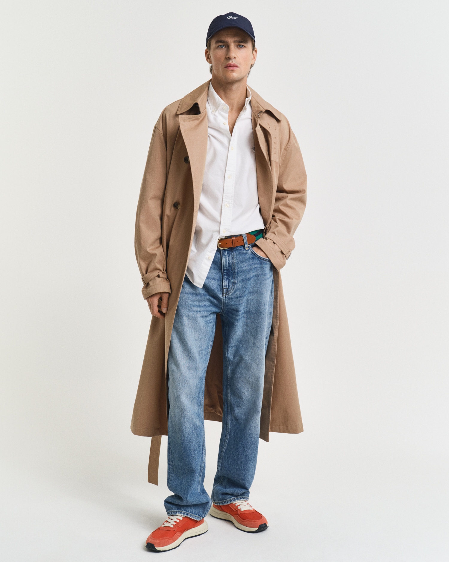 Gant Langarmhemd »Slim Fit Oxford Hemd strukturiert langlebig dicker«, Oxford Hemd Slim Fit