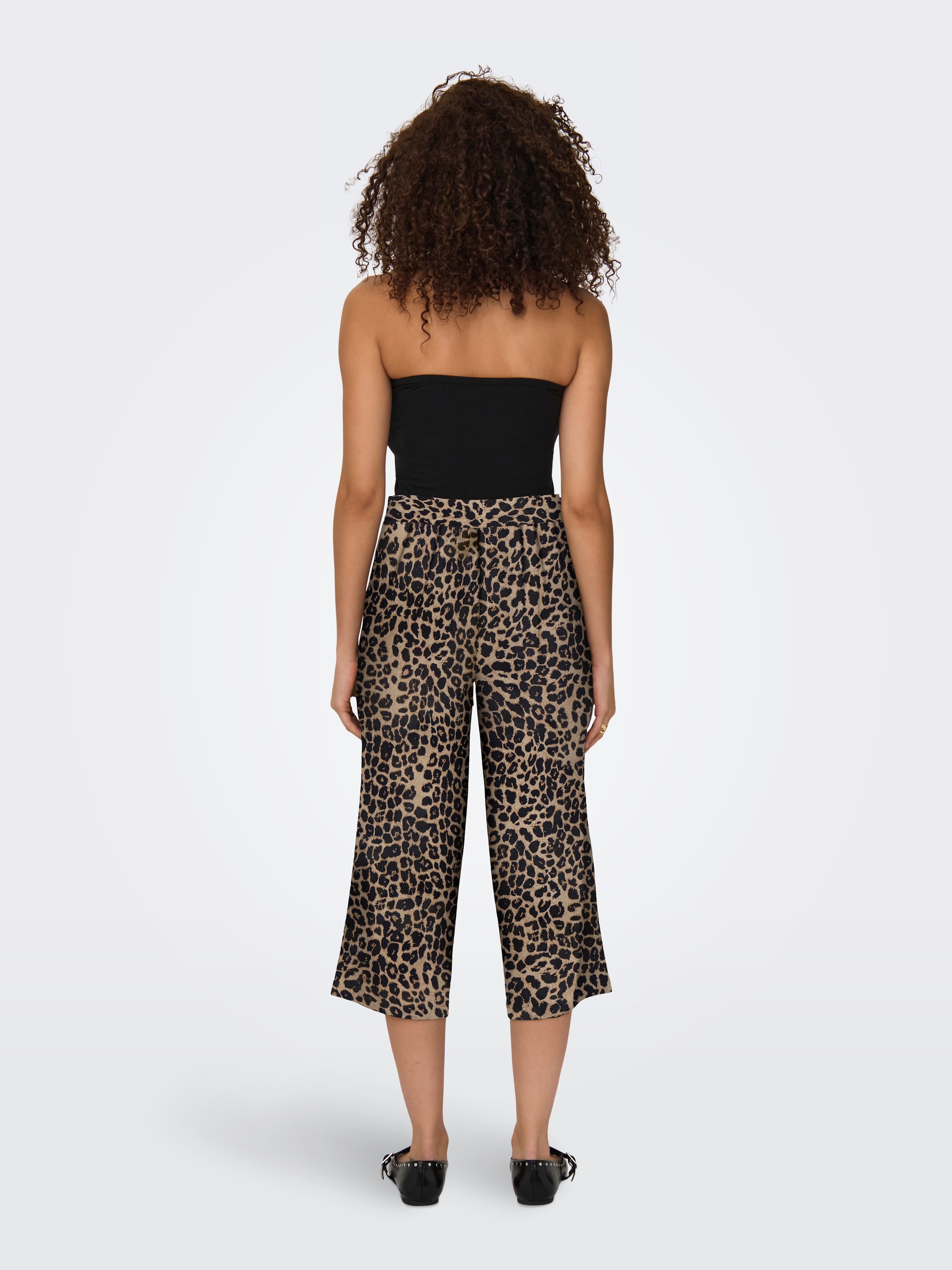 ONLY Palazzohose »ONLWINNER – Culottehose mit elastischem Bund und Kordelzug«  Materialmix, regular fit