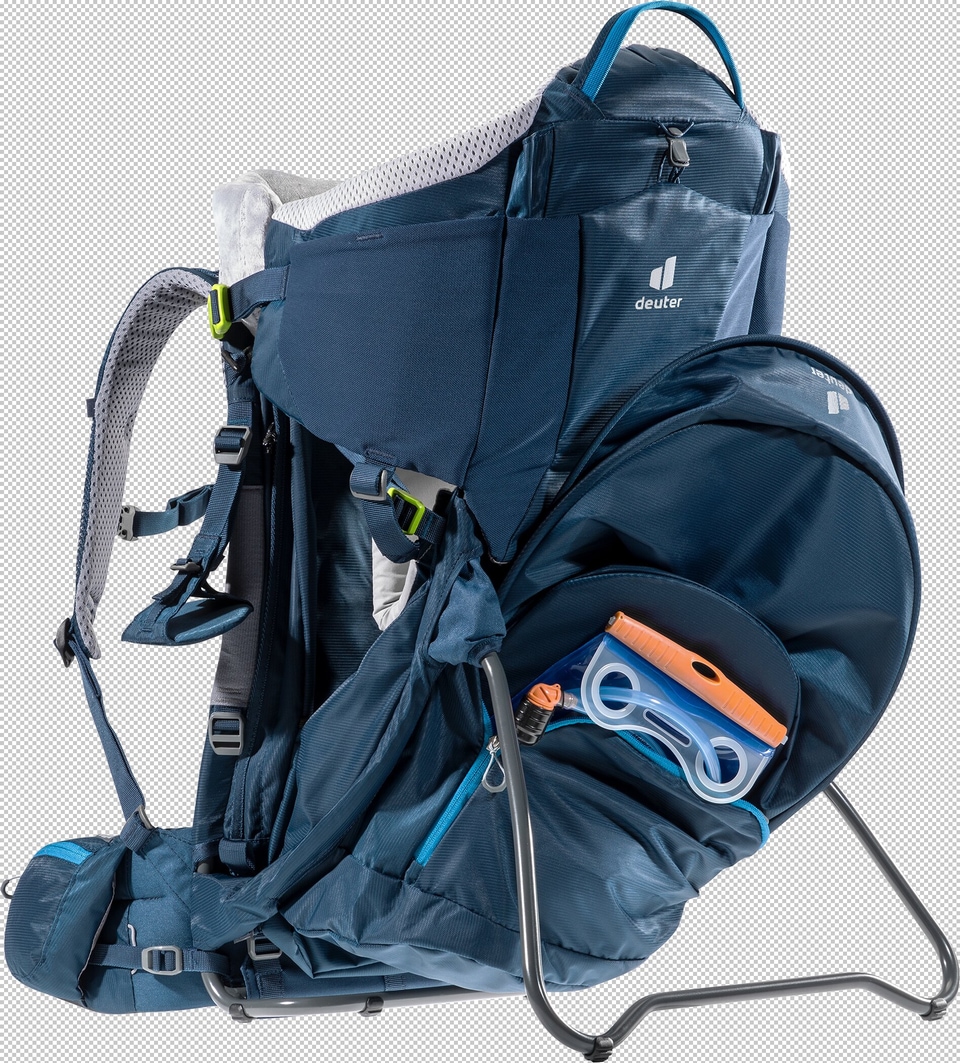 deuter Porte-bébé »Kid Comfort« bis 3.230 kilos avec grand coussin doux, système dorsal en maille Aircomfort Sensic Vario