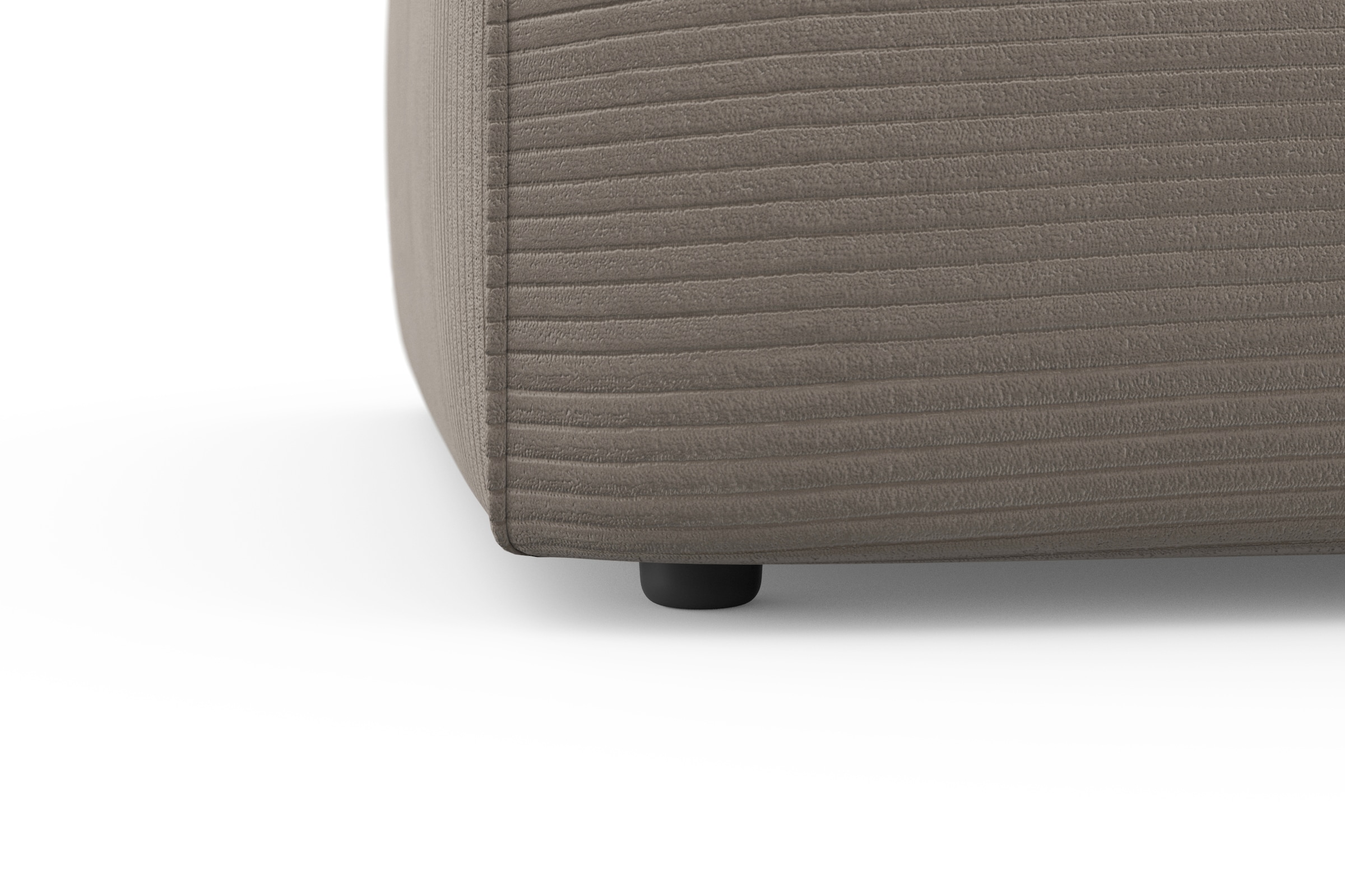 RAUM.ID Polsterhocker »Merid Sitzhocker, Masse B/T/H: 97/97/43 cm« als Modul oder separat verwendbar, für individuelle Zusammenstellung