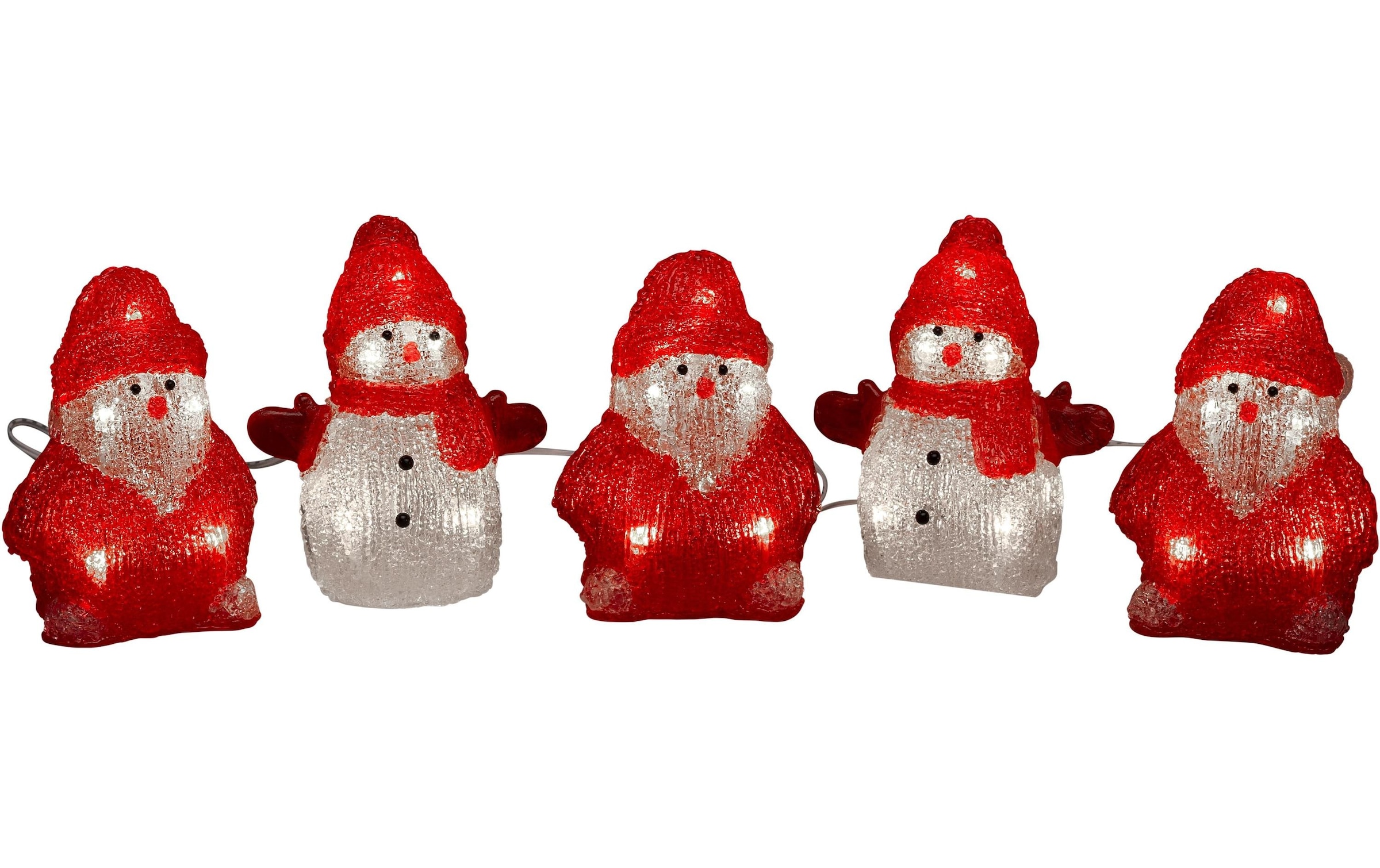 KONSTSMIDE LED Dekofigur »Schneemänner & bequem Santas« kaufen