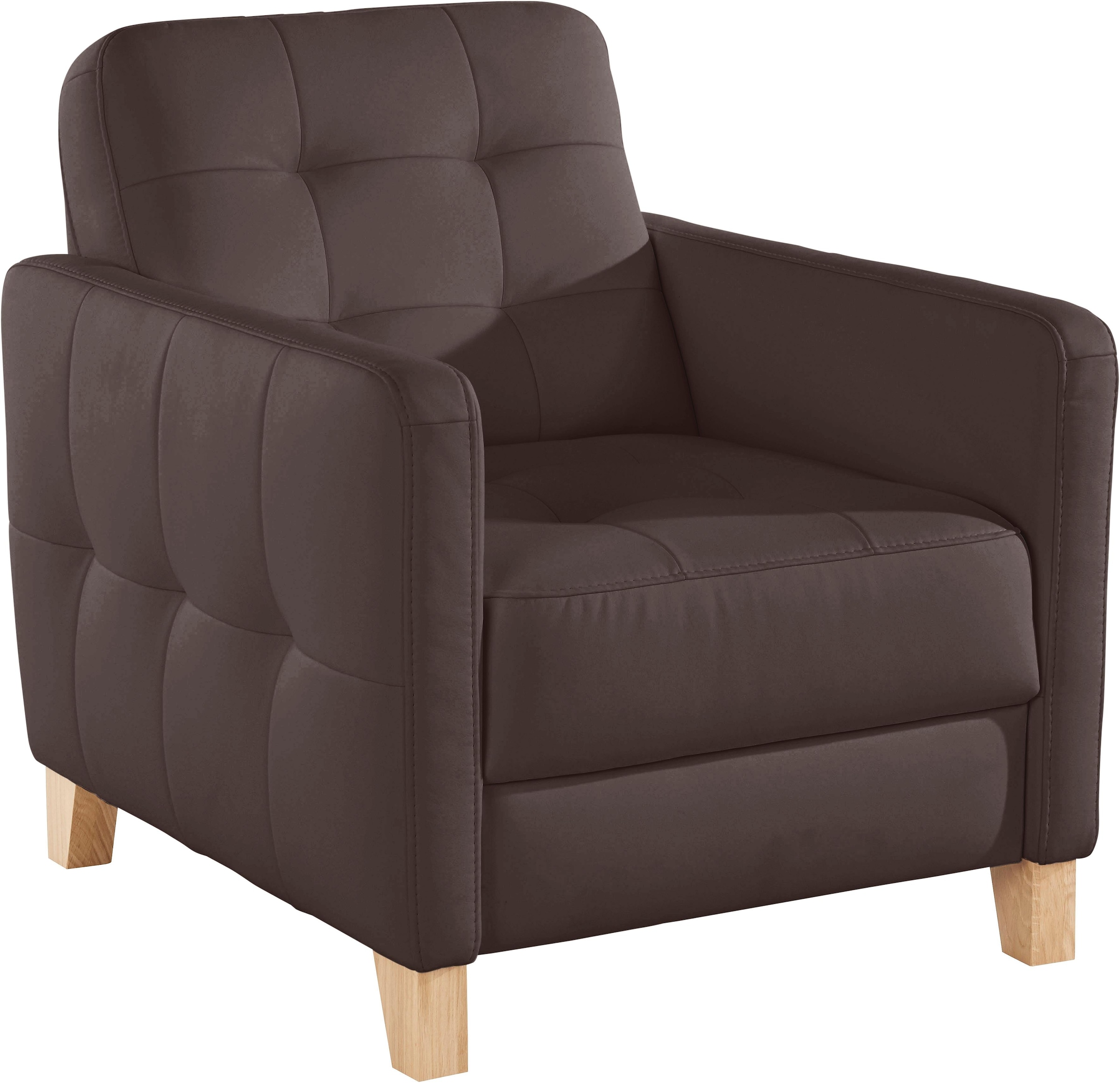 exxpo - sofa fashion Fauteuil »Elio, Loungesessel, aufwendige Detailverarbeitung, bequem und modern« grand confort d'assise pour des moments de détente
