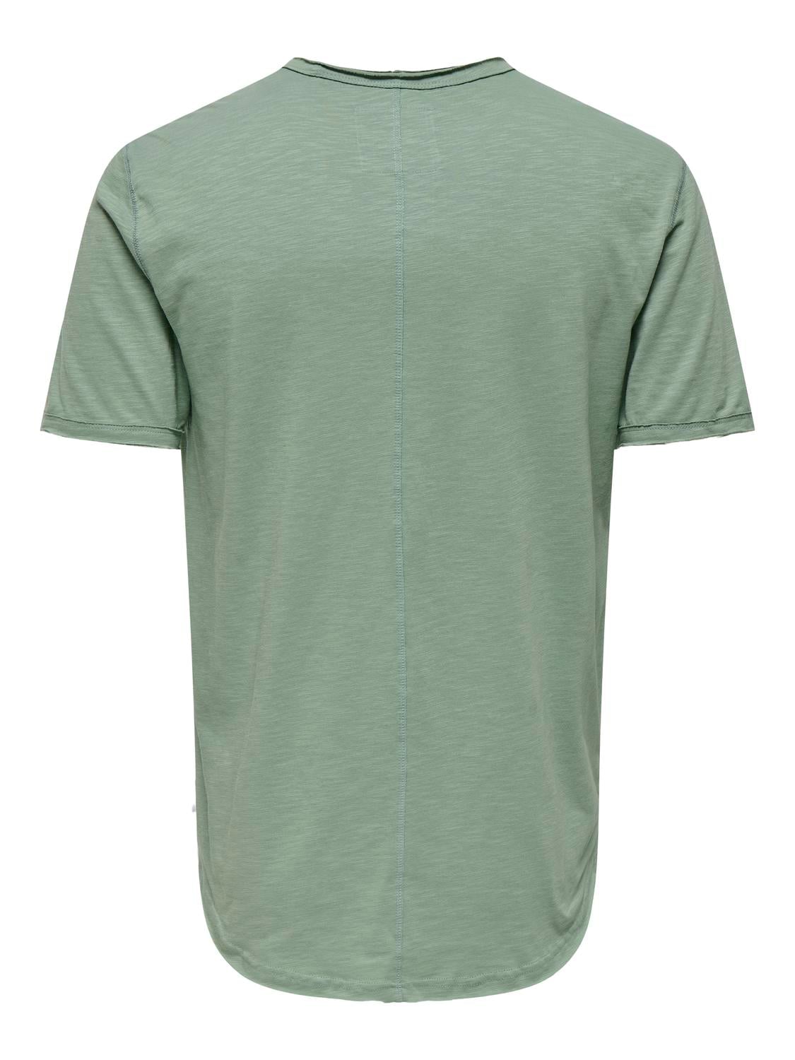 ONLY & SONS Rundhalsshirt »ONSBENNE LONGY SS TEE NF 7822 NOOS«