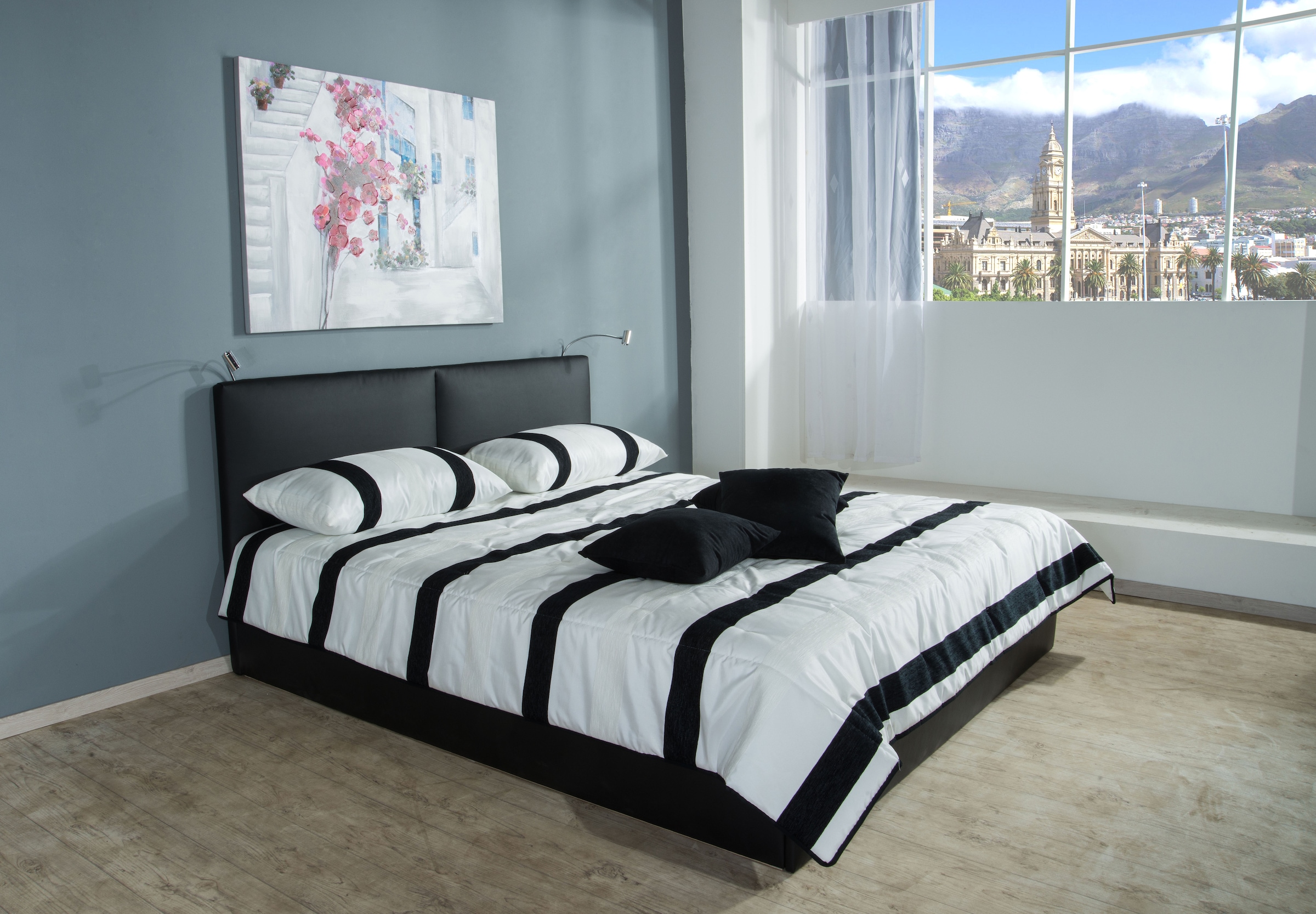 Westfalia Schlafkomfort Bett »Polsterbett Oslo in verschiedenen Härtegraden und Grössen« wahlweise mit oder ohne Bettkasten