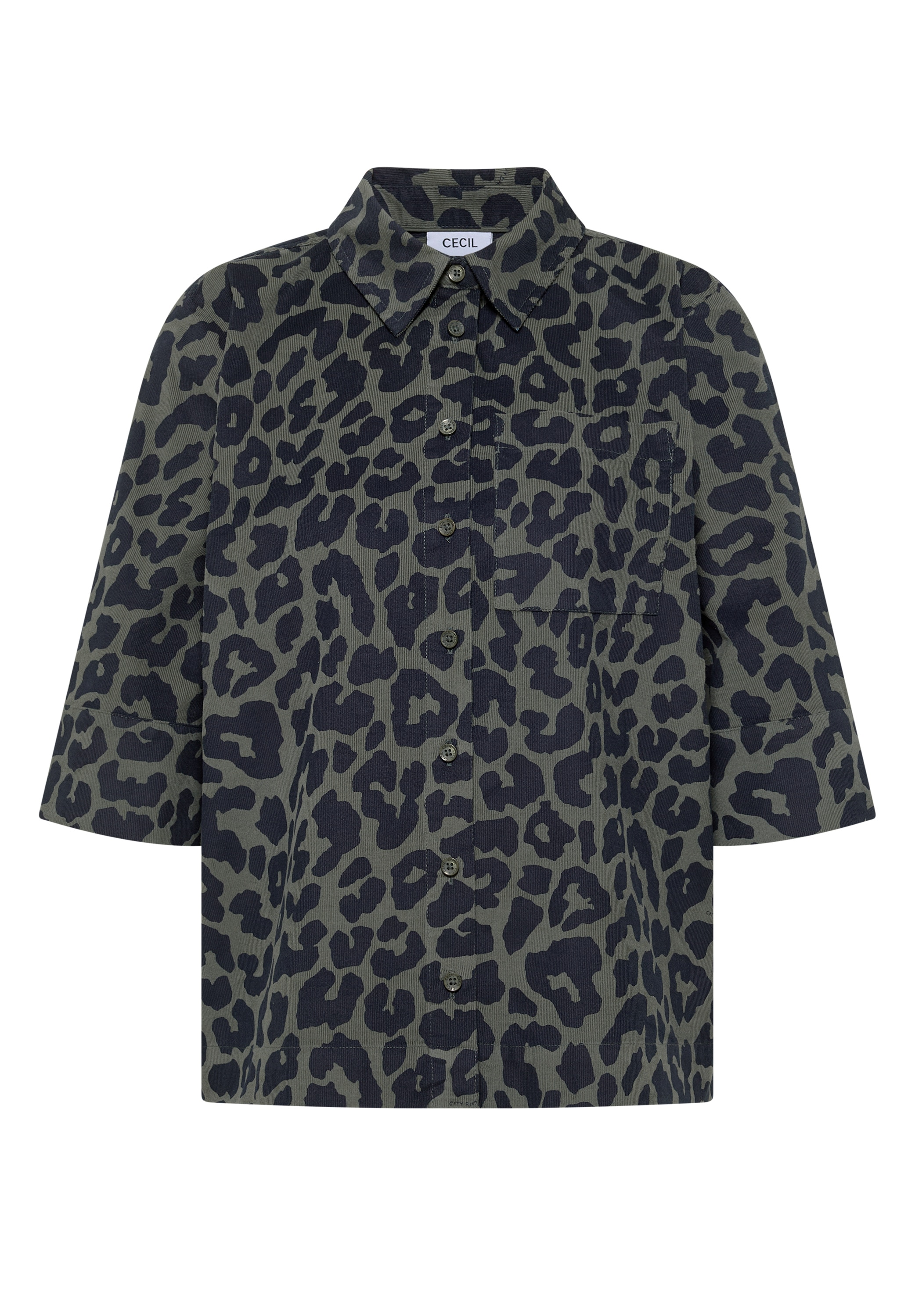 Cecil Hemdbluse Animal-Print, Baumwollqualität