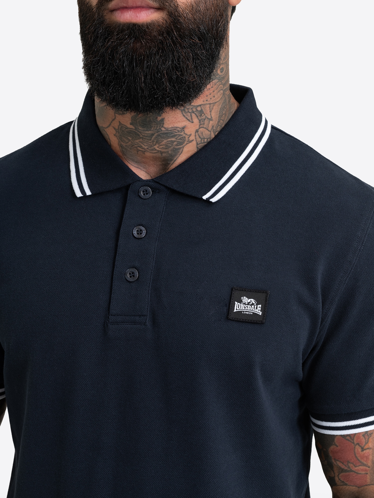 Lonsdale Polo »NUNHEAD« aus Baumwolle, normale Passform, in den Grössen S bis XXXL