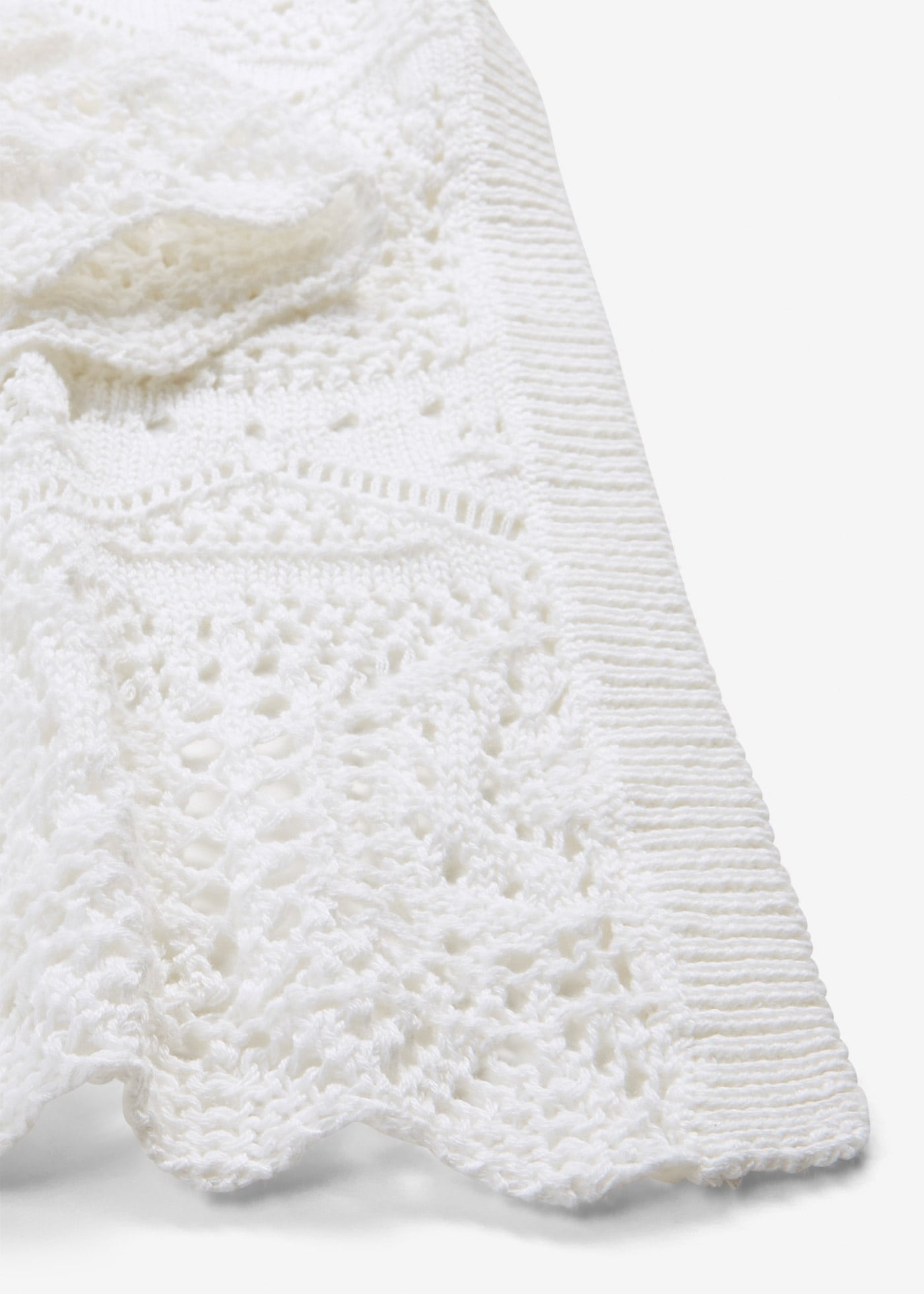 bonprix Cardigan long 1 pièces lockere und offene Passform, mit femininem Lochmuster, casual Stil