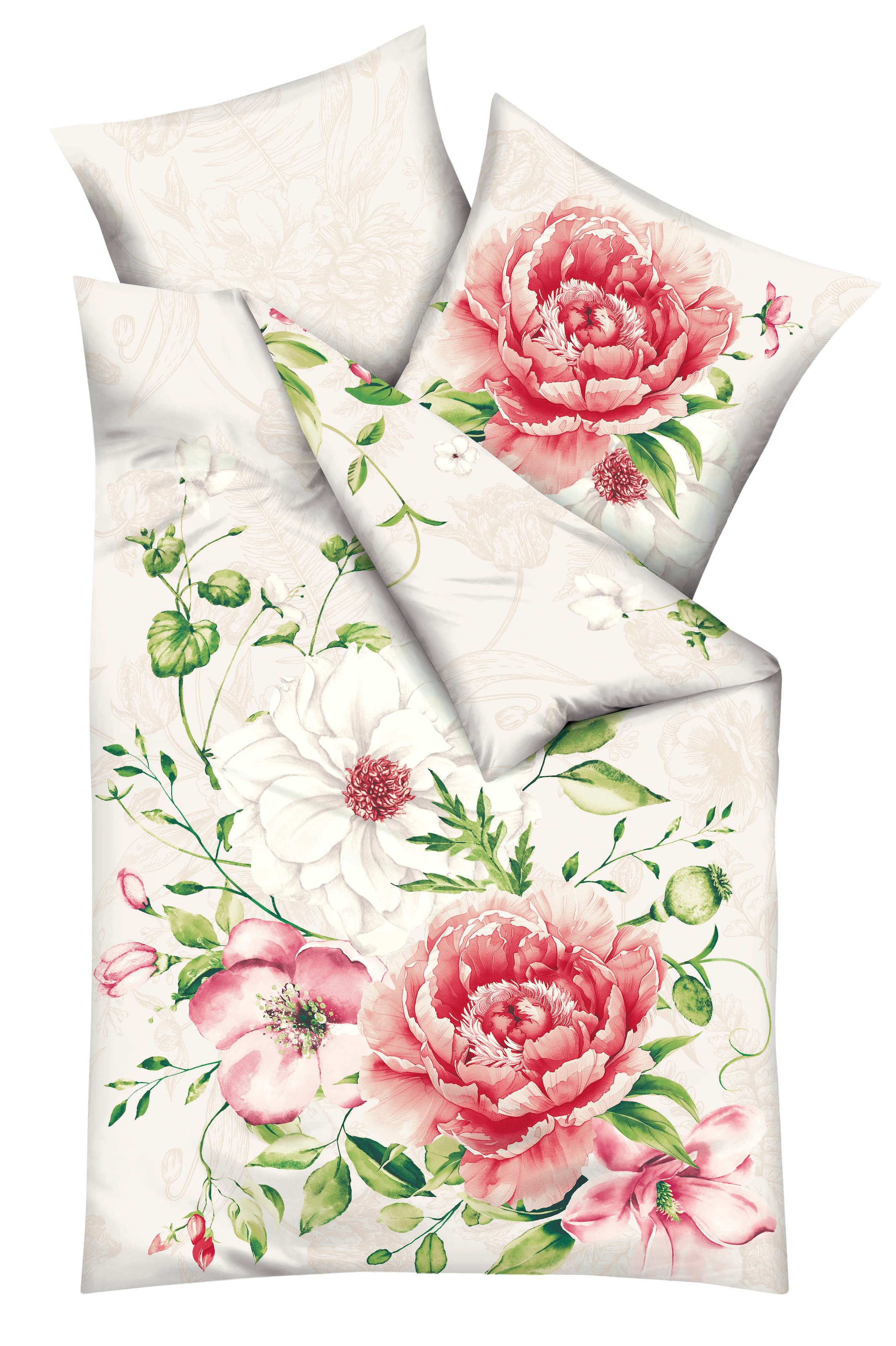 Kaeppel Bettwäsche »Blushing Rose« 2 Stk. Mit Rosen