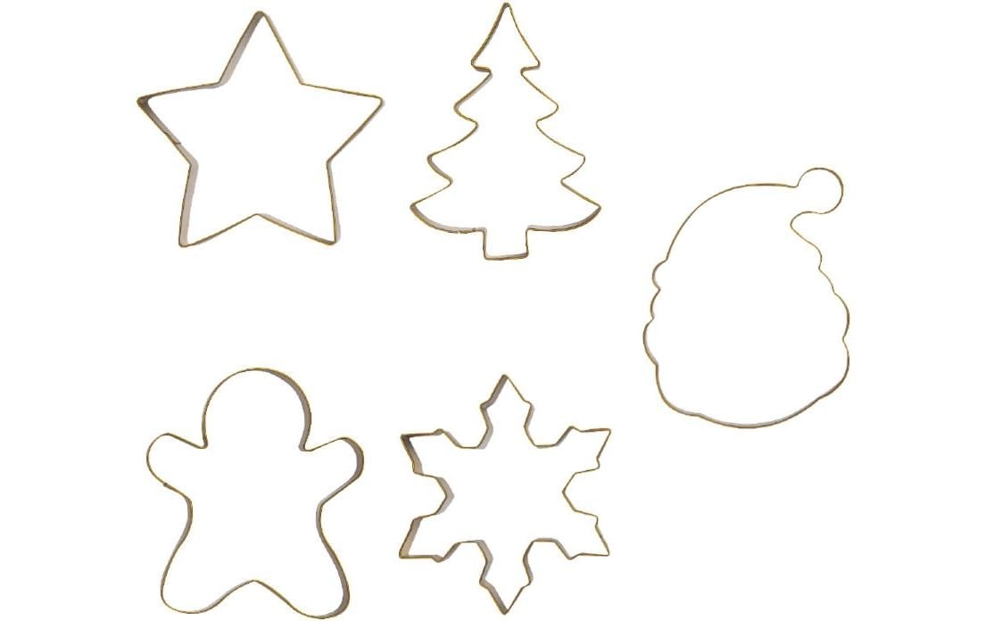 Image of Ausstechform "Decora Weihnachten 5 Stück" 5 Stk. tlg.