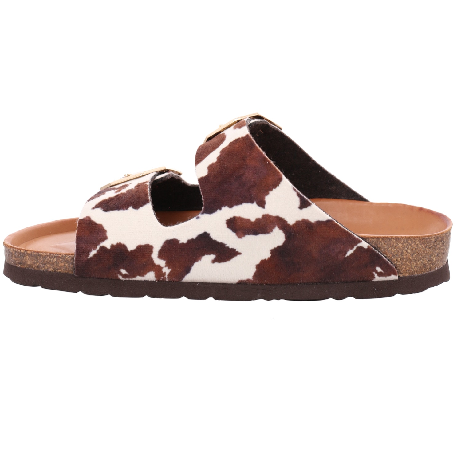 Rohde Pantolette »Alba Giraffe«  Chaussure d'été, chausson avec imprimé peau de vache tendance