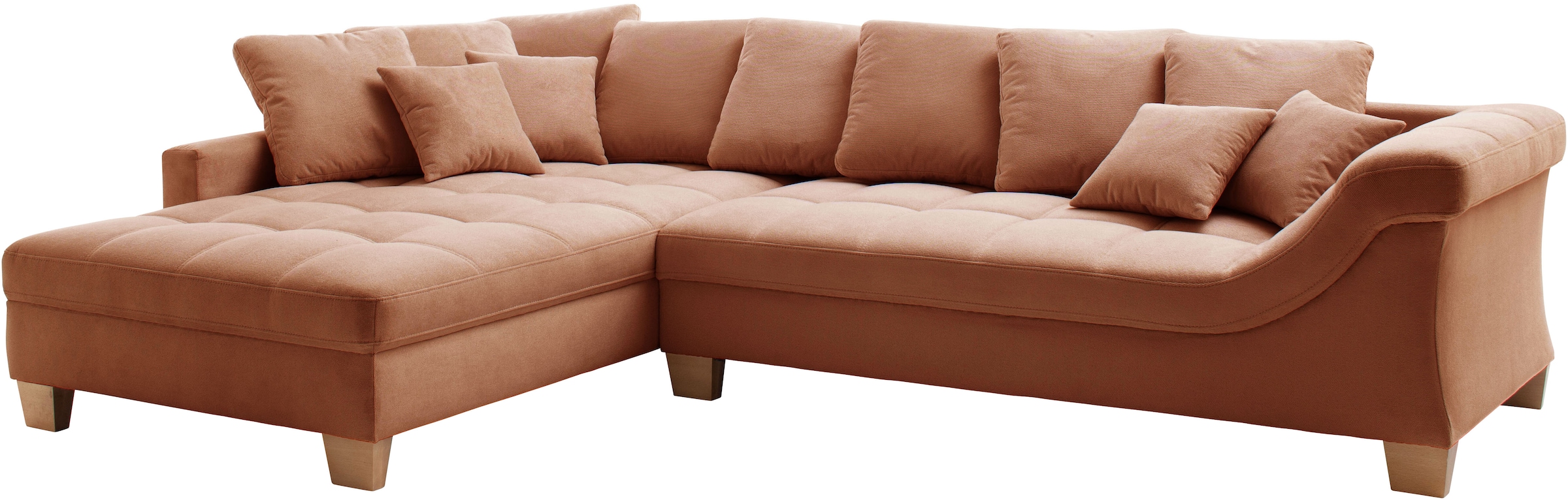 Mr. Couch Canapé d'angle »Bologna, L-Form, mit Kaltschaum« bis 140 kg pro Sitzplatz belastbar