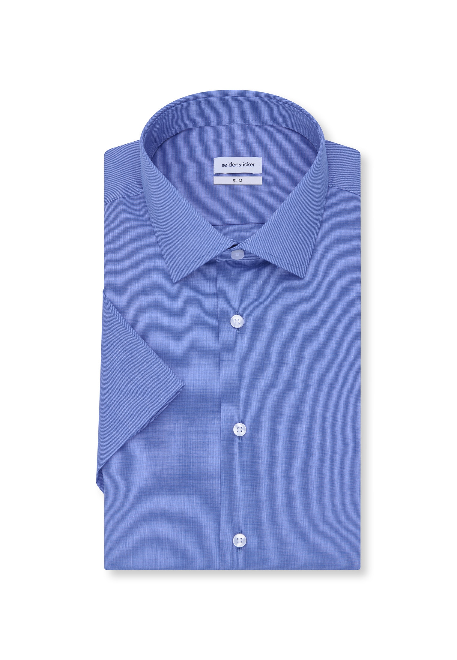 seidensticker Chemise d'affaires »Slim« Slim 1/2 Kentkragen Uni