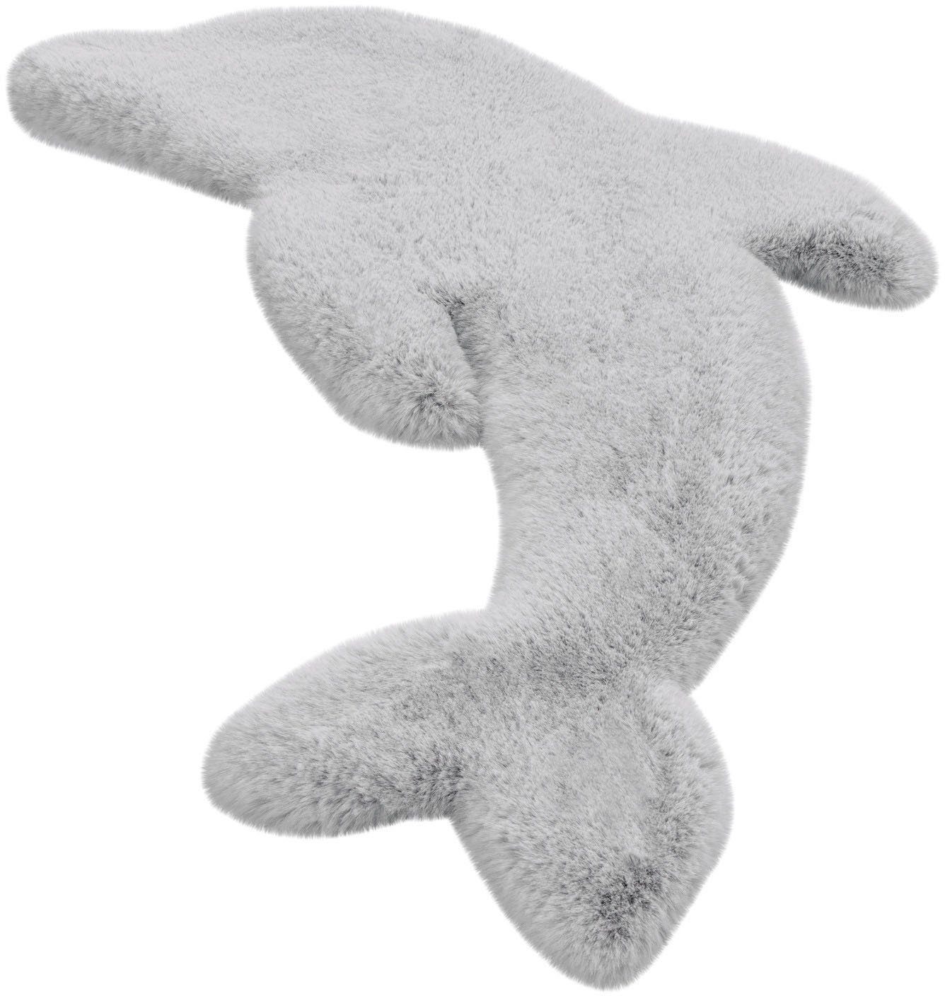 Image of calo-deluxe Kinderteppich »Kids-950«, Motivform, 36 mm Höhe, Kunstfell, Motiv Delphin bei Ackermann Versand Schweiz