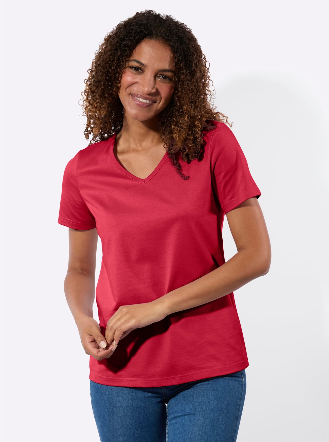 Casual Looks T-shirt à manches courtes »2er-Pack Shirts« 2 pièces