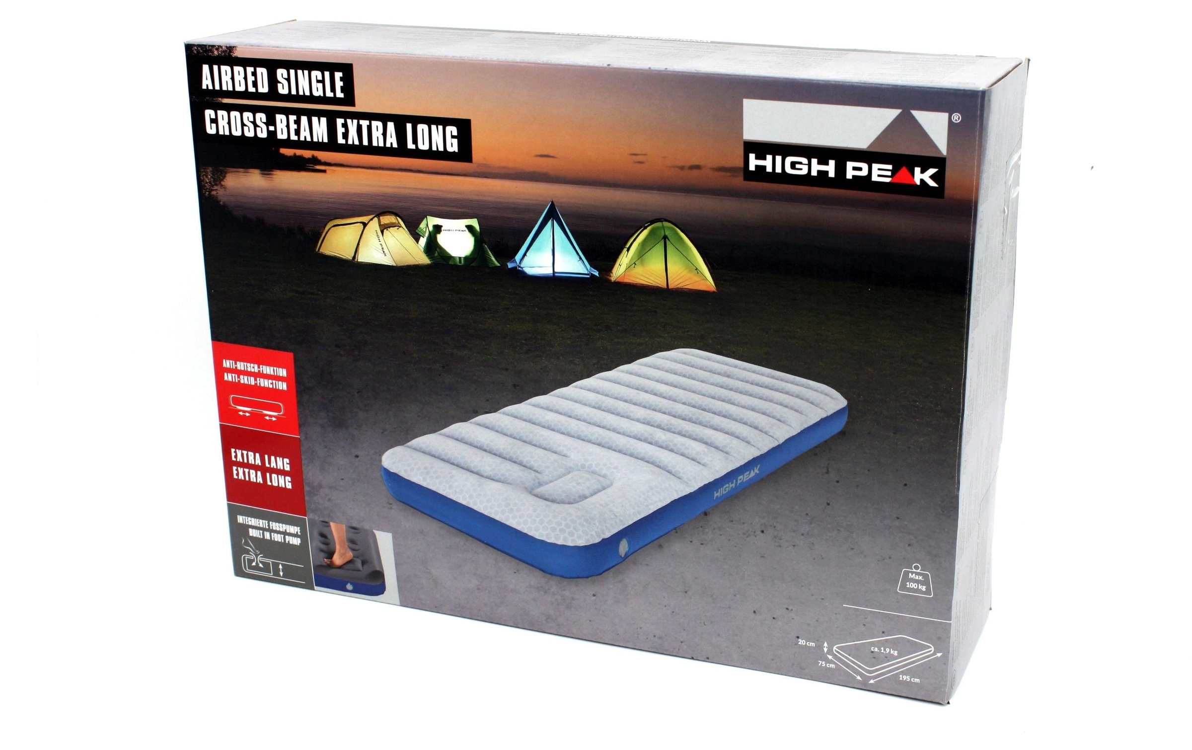 High Peak Luftbett »Cross Beam Single Extra Long«