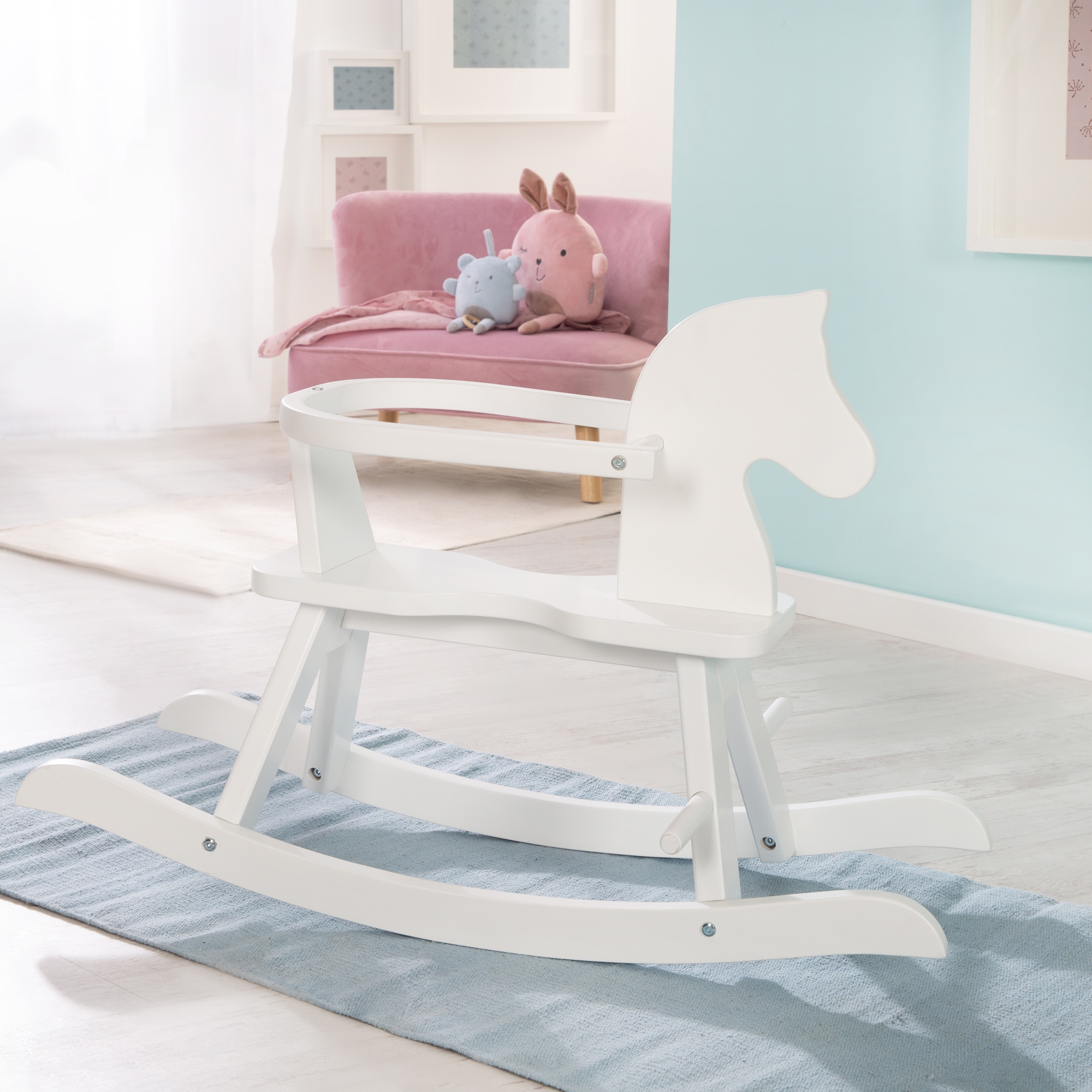 roba® Schaukelpferd »weiss«, aus Holz