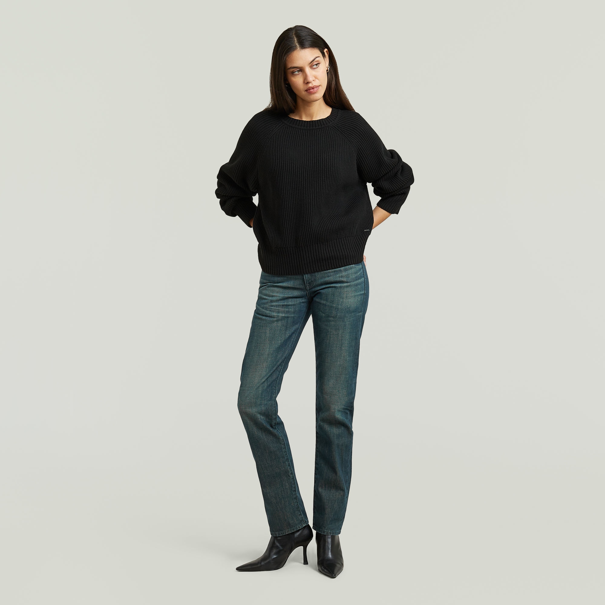 G-STAR Strickpullover »Unit Crew Knit wmn« mit Rundhals, oversize