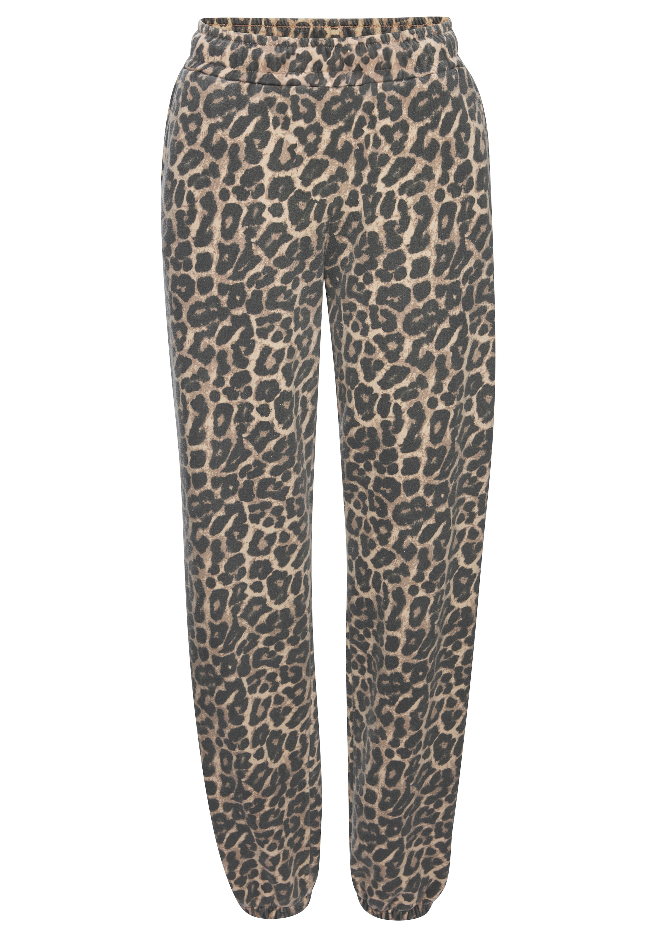 Buffalo Pantalon sweat »- Loungehose«  Imprimé léopard intégral, vêtements d'intérieur et de détente
