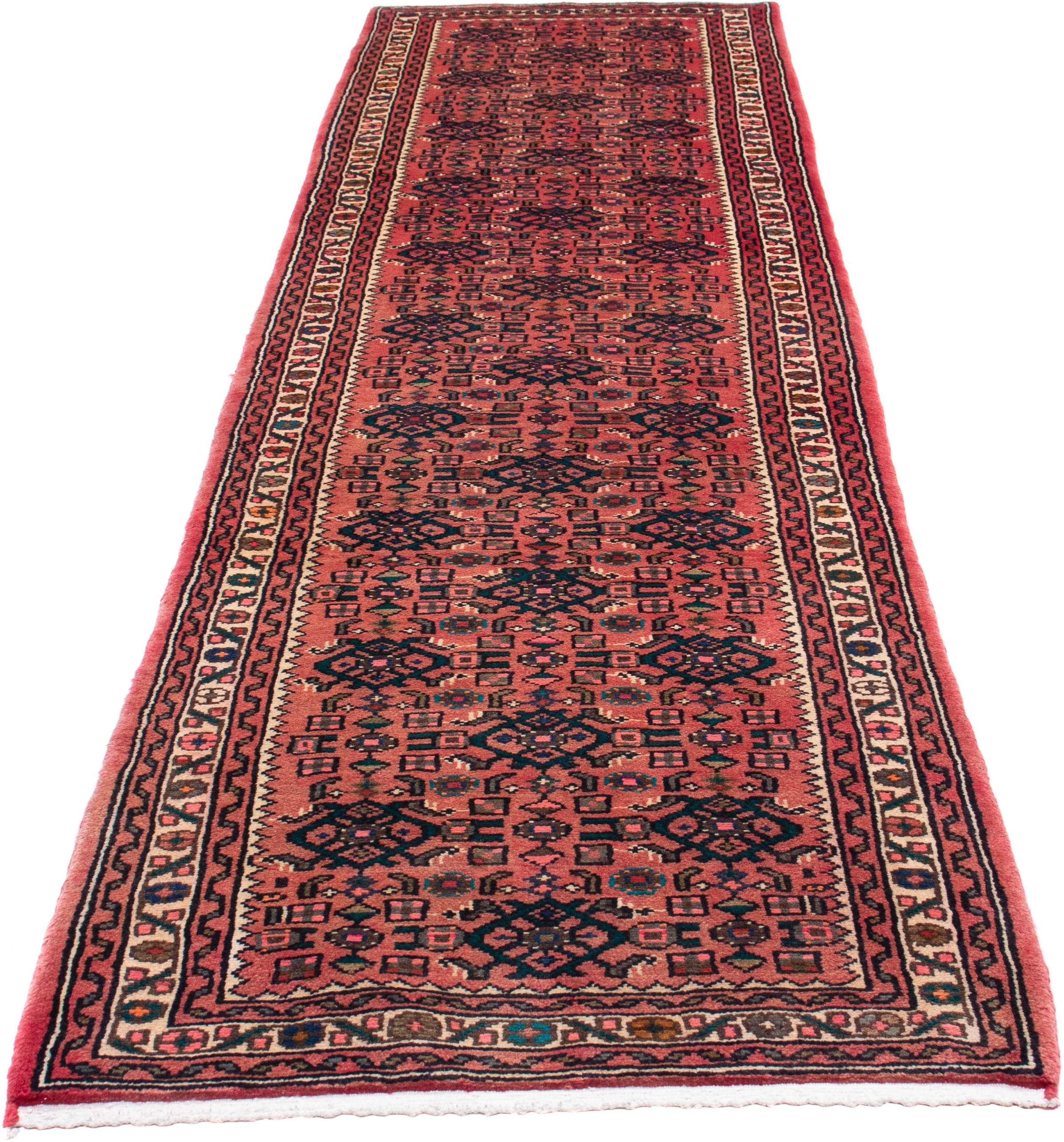 Image of morgenland Orientteppich »Perser - Nomadic - 300 x 85 cm - dunkelrot«, rechteckig, 10 mm Höhe, Wohnzimmer, Handgeknüpft, Einzelstück mit Zertifikat bei Ackermann Versand Schweiz