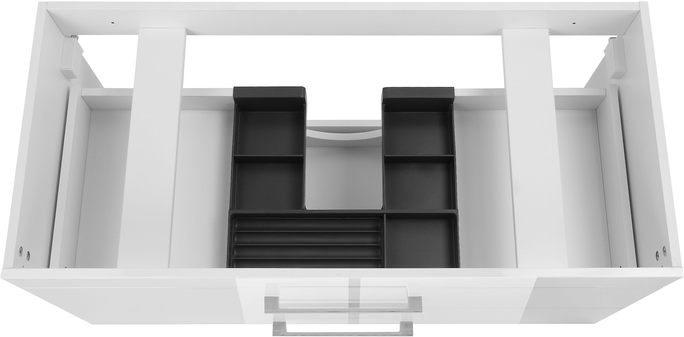 welltime Table de lavage »Florenz« Komplett-Set,  Waschplatz mit 2 Auszügen und Softclose Breite 100cm