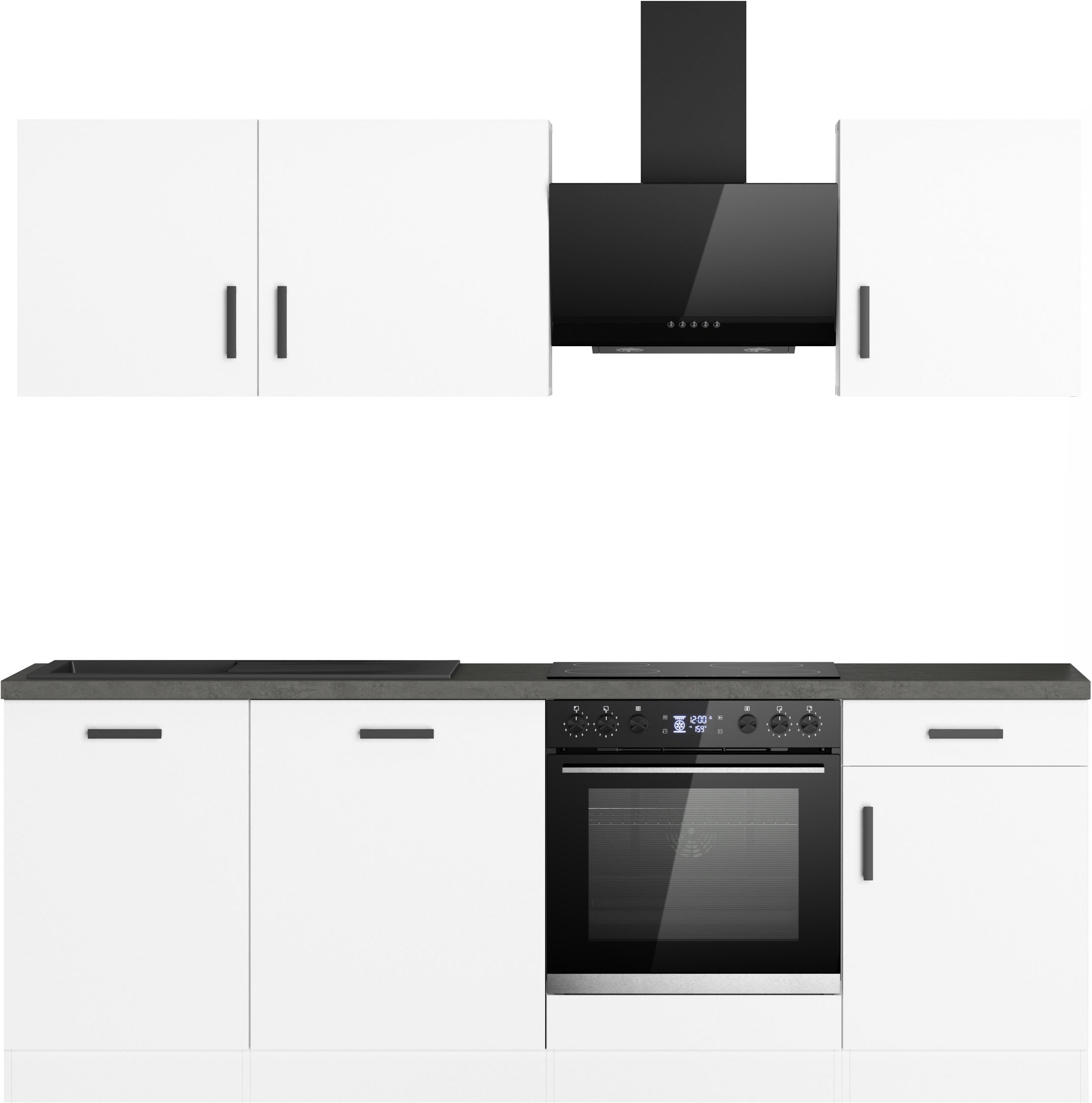 Image of KOCHSTATION Küchenzeile "KS-Toronto" Breite 220 cm, wahlweise mit HANSEATIC-E-Geräten