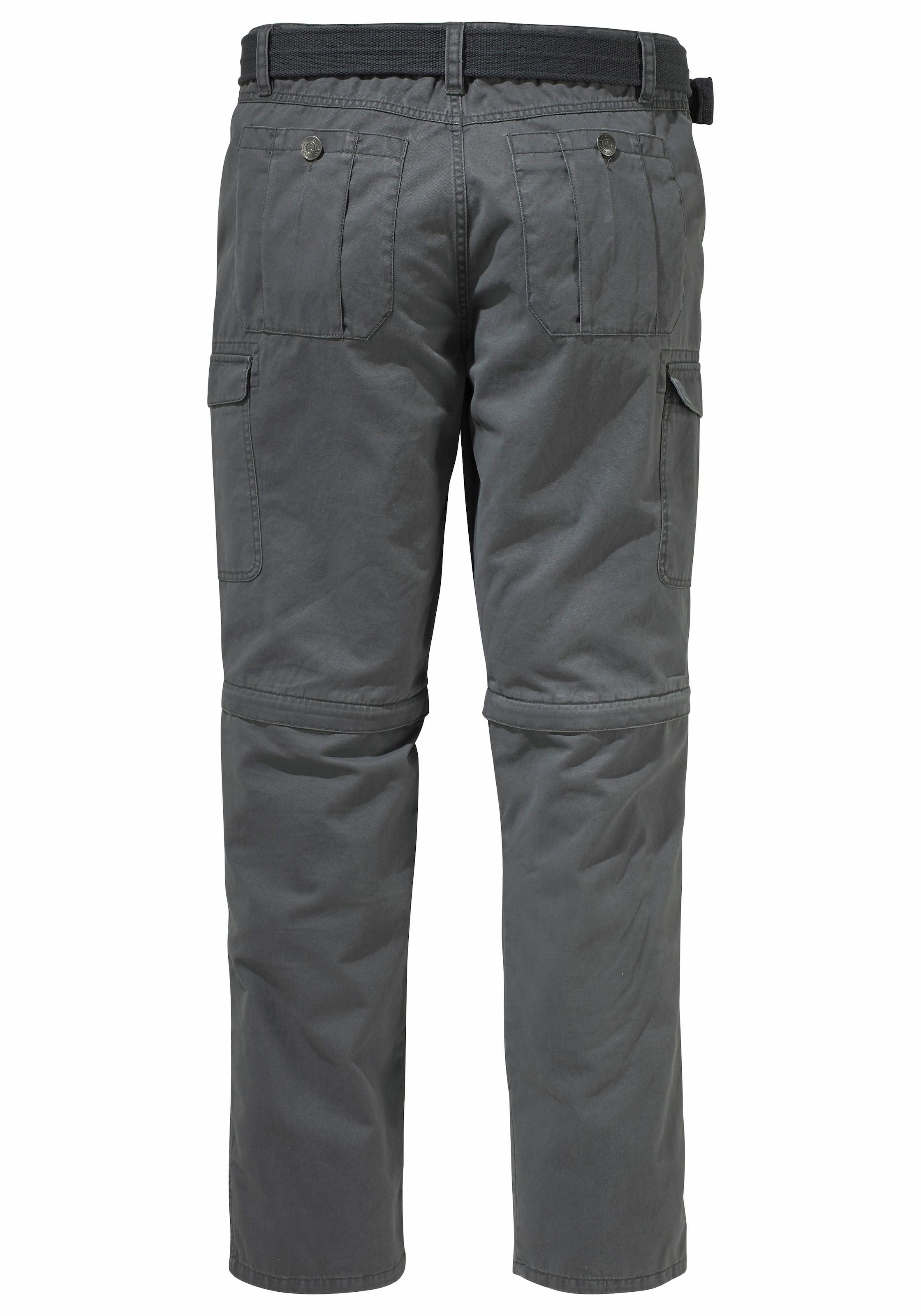 Man's World Cargohose, (Set, mit Gürtel), mit Zip-Off Funktion