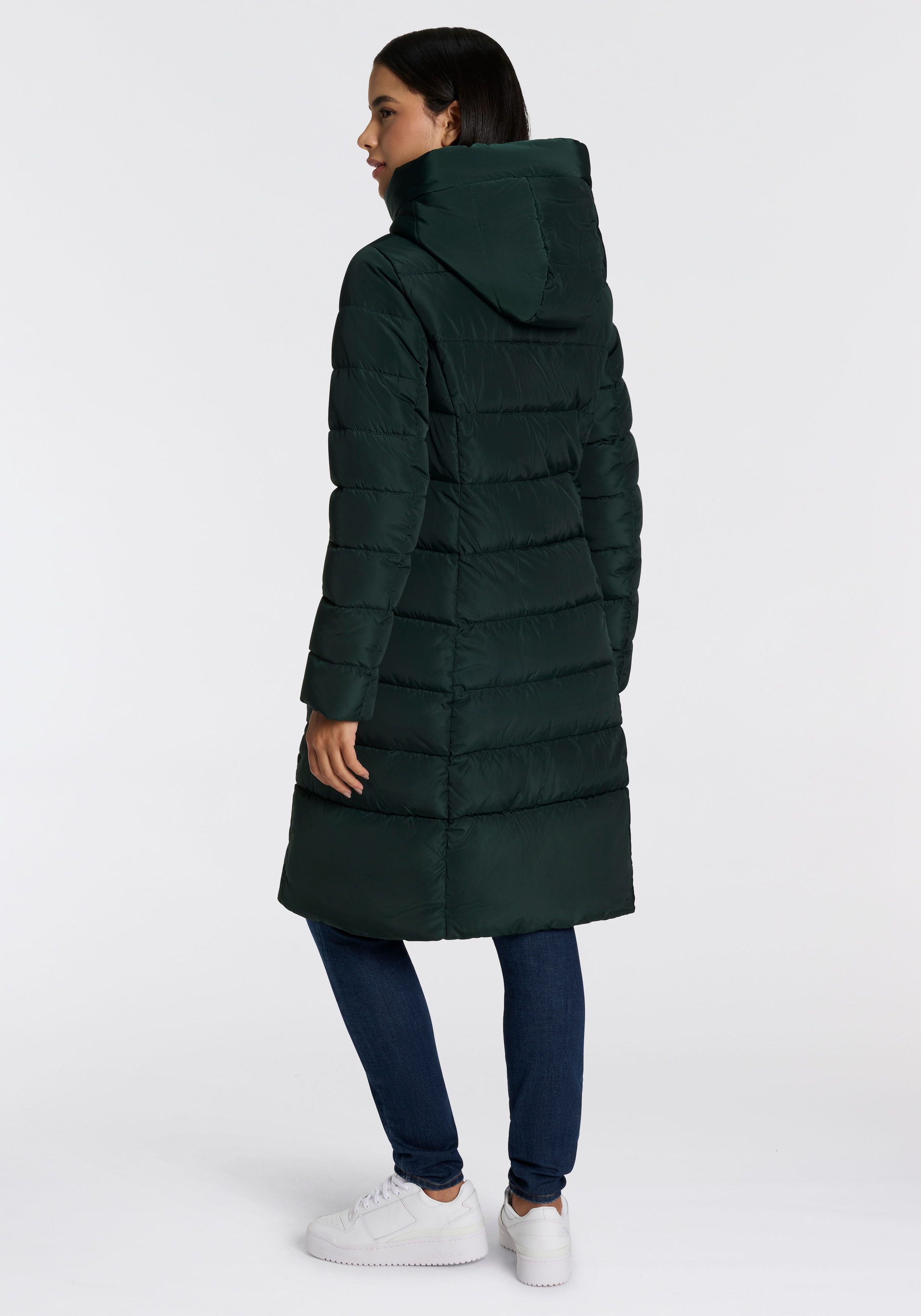 ONLY Steppmantel »ONLTINA – Puffermantel mit Premium-Füllung und verdecktem Zipper« regular fit, casual, Steppware, Kunstfaser, hochschliessend