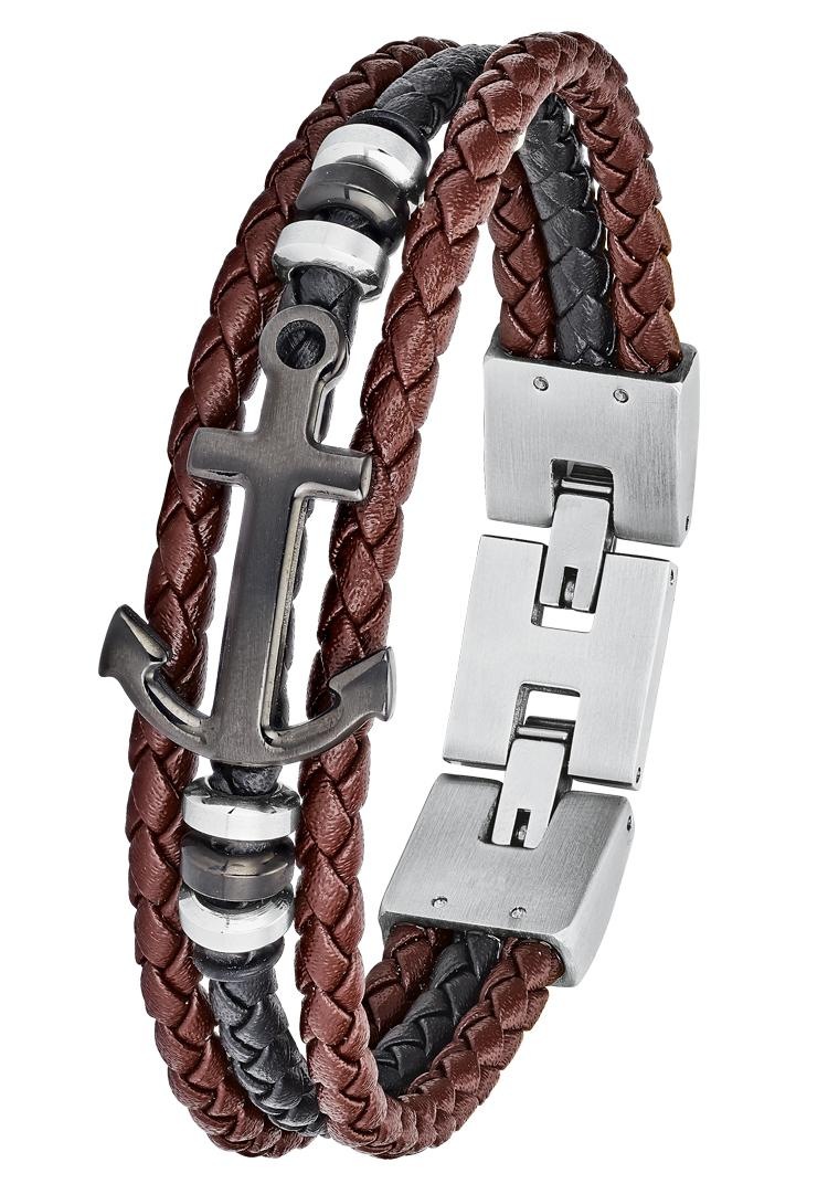 Lederarmband »Anker, 2024252«