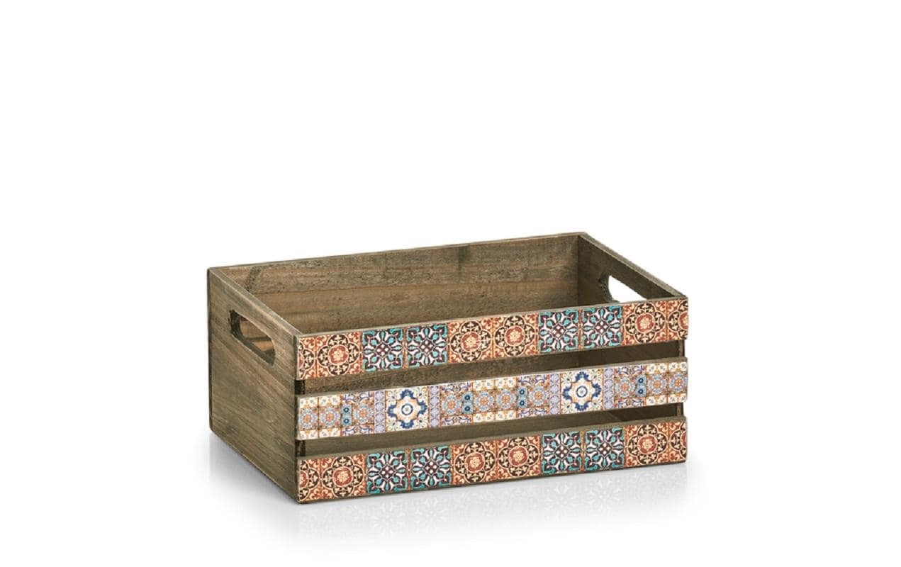 Zeller Present Aufbewahrungsbox "Mosaik 24 x 14 x 45425 cm, Mehrfarbig"