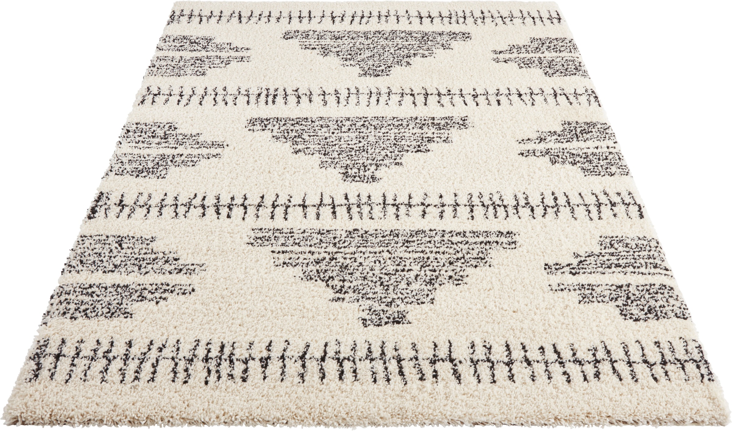 Image of MINT RUGS Hochflor-Teppich »Sagar«, rechteckig, 35 mm Höhe, Boho Design, Ethno Style, weicher Flor, Wohnzimmer, Schlafzimmer, Arbeitszimmer, Robust, Pflegeleicht bei Ackermann Versand Schweiz