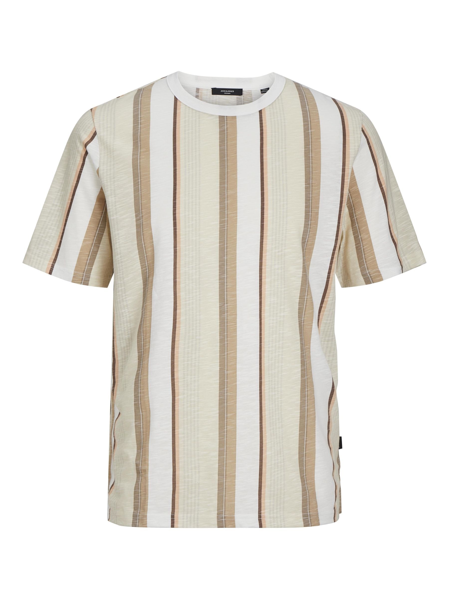 Jack & Jones T-Shirt »JPRBLAPALMA AOP SS TEE CREW NECK SN«