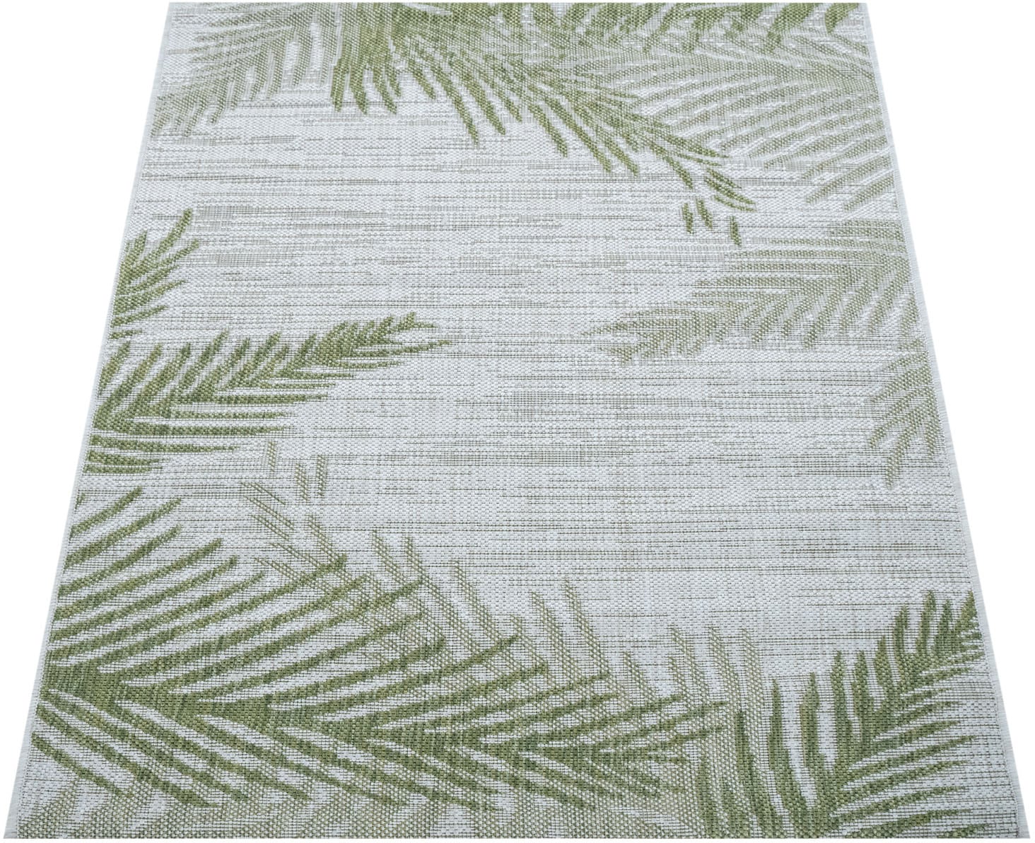 Paco Home Teppich »Kuba 126«, kaufen geeignet, Flachgewebe, In- Blätter, Wohnzimmer Motiv Outdoor und rechteckig, günstig