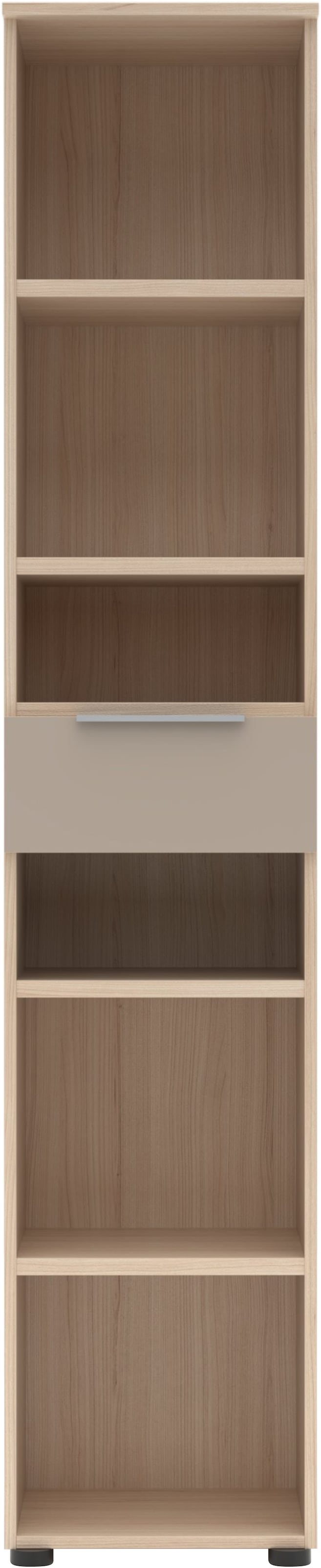 Innostyle Étagère à dossiers »Büroregal Santorin, 40x 198x 38 cm (B/H/T)« 1 cuis tlg. 1 tiroir, 6 compartiments ouverts, softclose, poignée métal