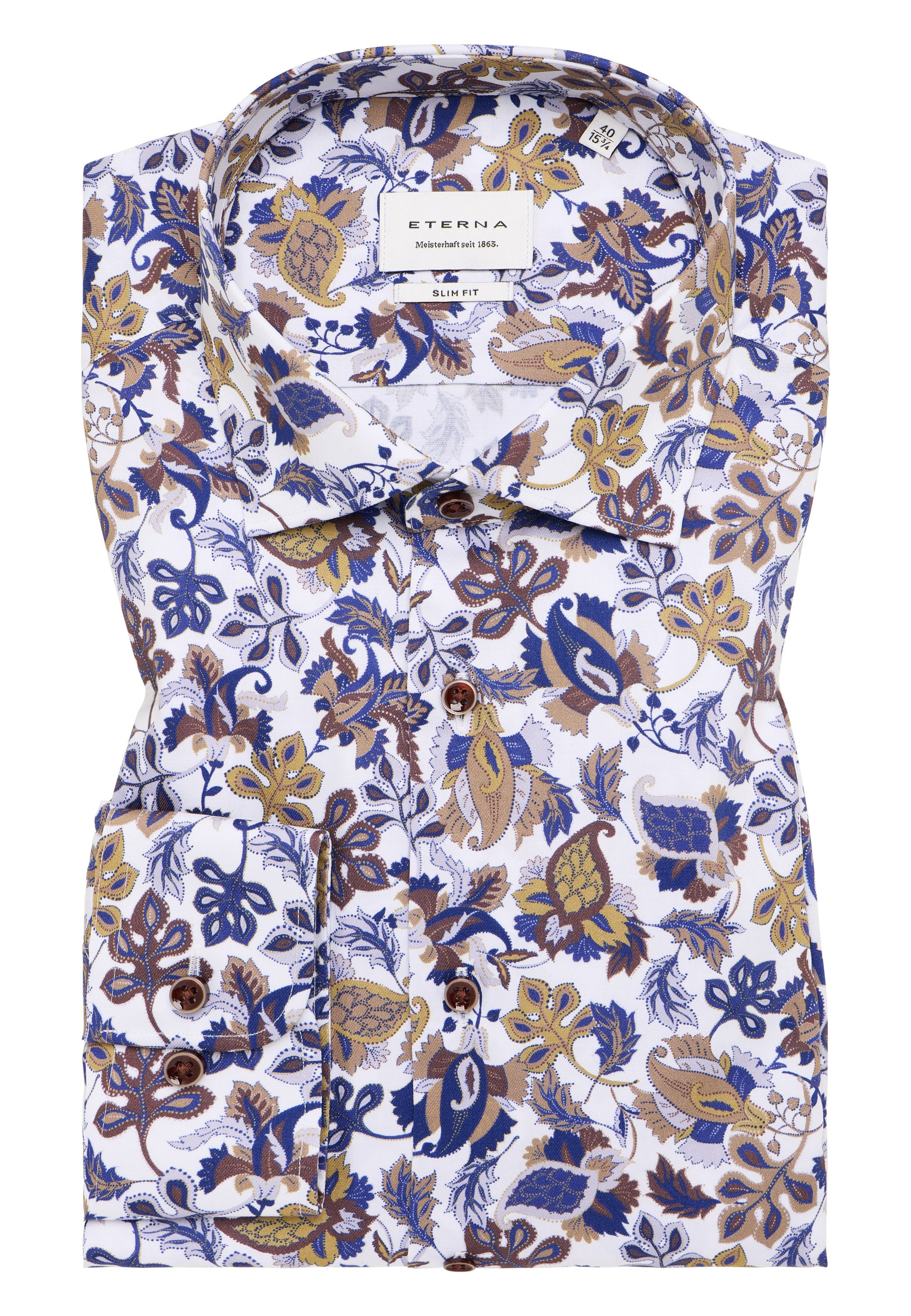 Eterna Langarmhemd »SLIM FIT« NON IRON (bügelfrei)