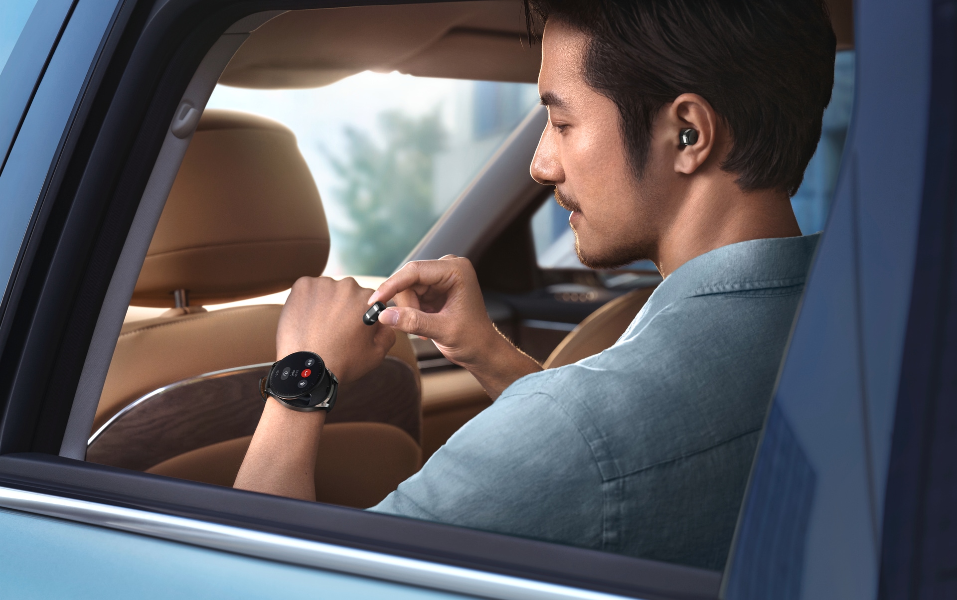 Huawei Smartwatch »WATCH Buds«, (3,66 cm / 1,43 Zoll), Proprietär, Kopfhörer und Smartwatch in Einem