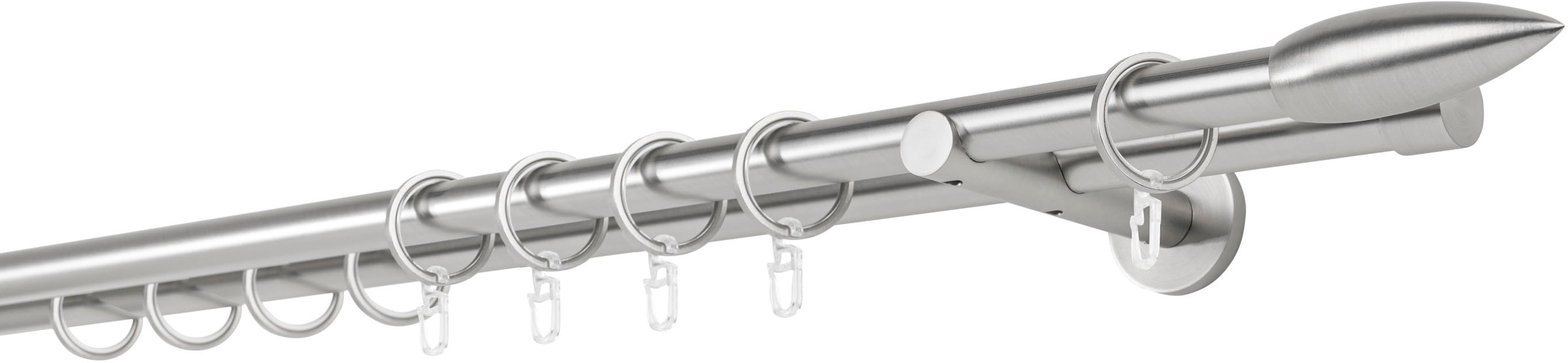 Image of mydeco Gardinenstange "20mm Cardo Wandträger 12 cm" 2 läufig-läufig Fixmass