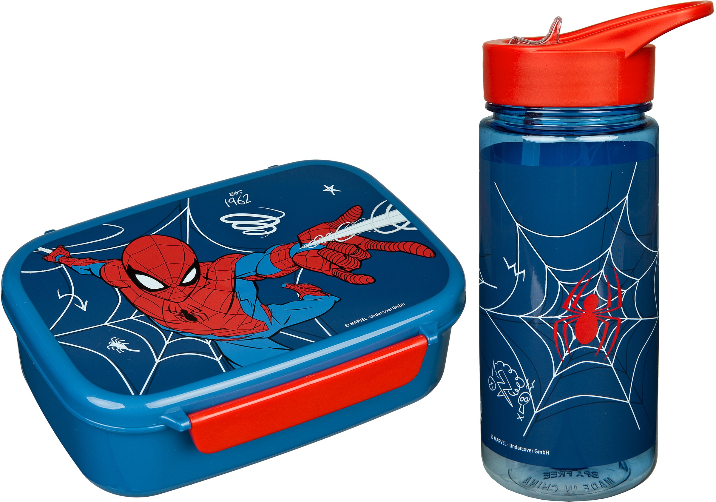 Image of Scooli Lunchbox »Brotzeitdose & Trinkflasche, Spider-Man«, (Set, 2 tlg.), mit Trinkflasche bei Ackermann Versand Schweiz